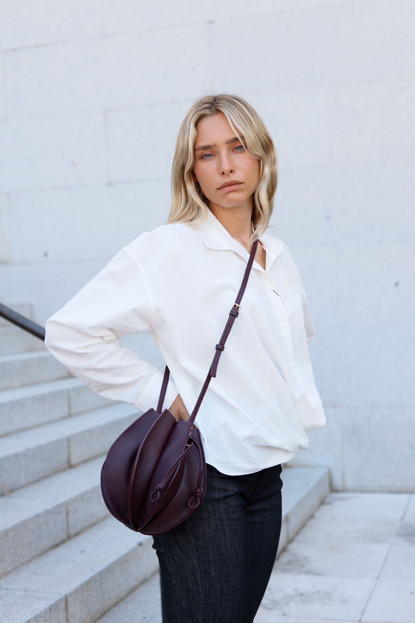 DINSUM BURGUNDY BAG