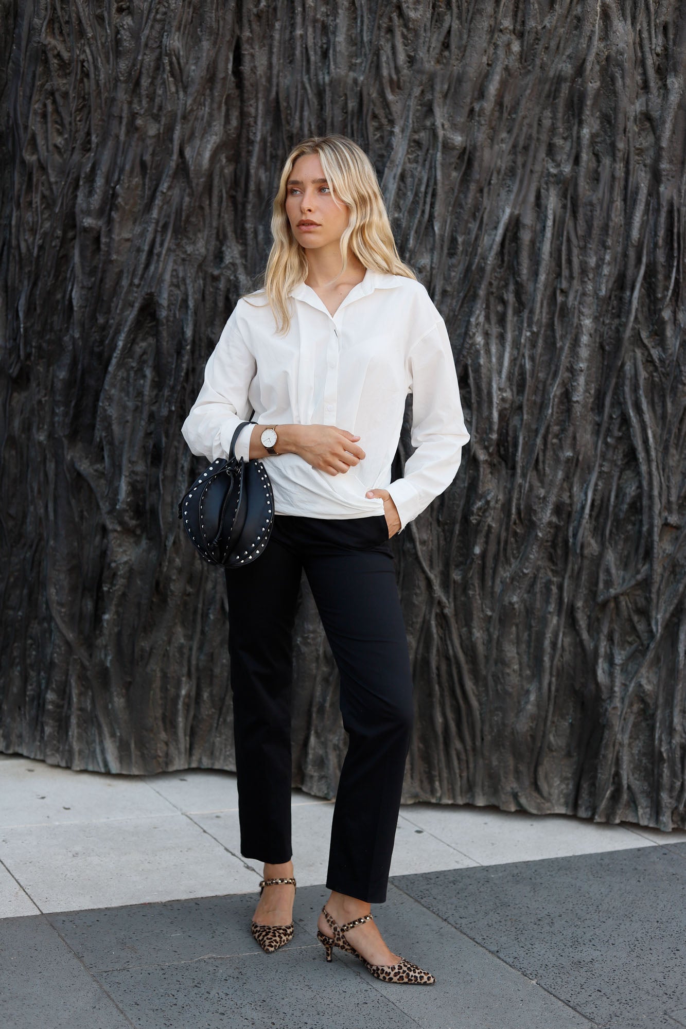 SANDALIA ELISABETH LEOPARDO 5CM