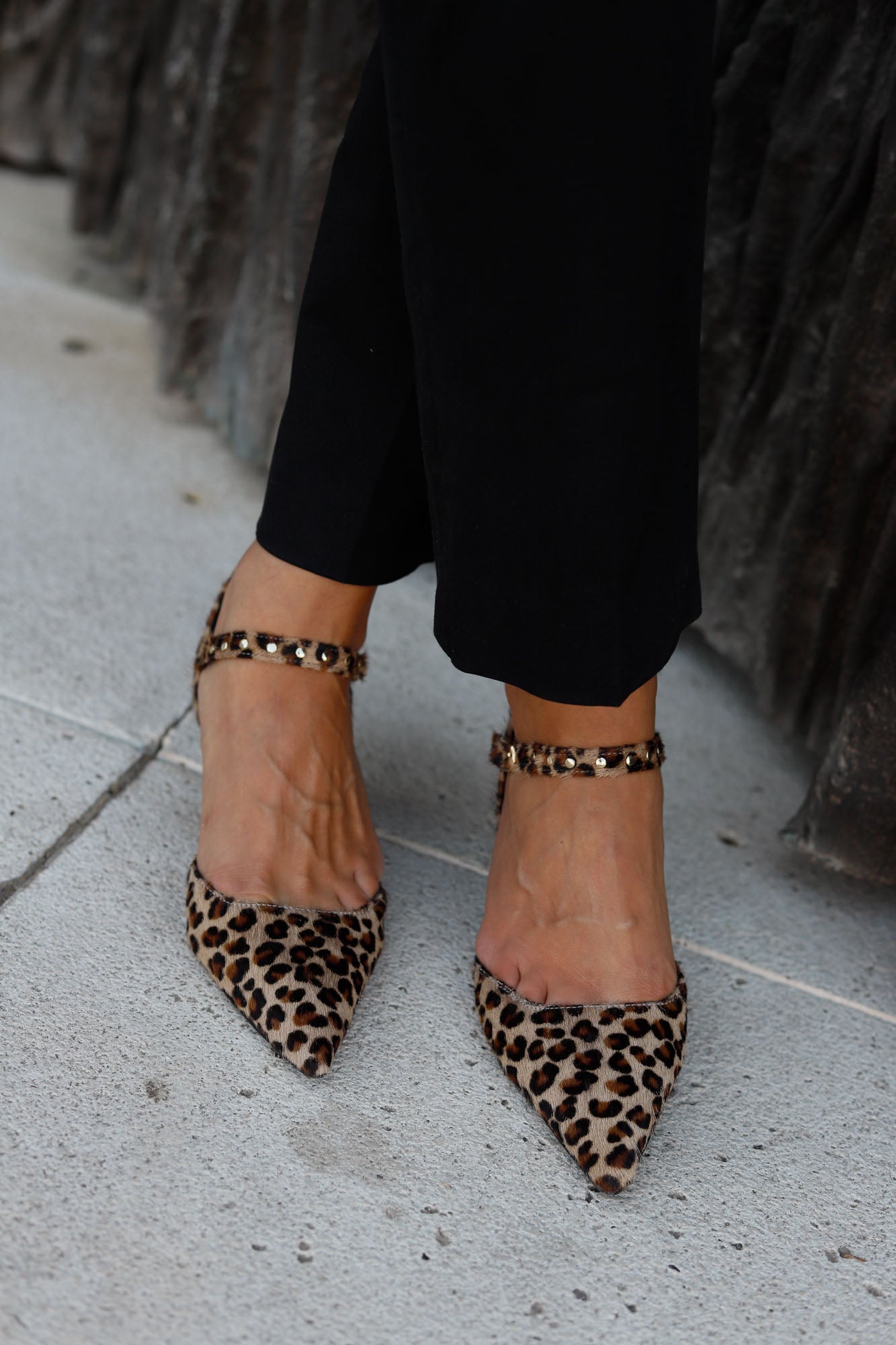 SANDALIA ELISABETH LEOPARDO 5CM