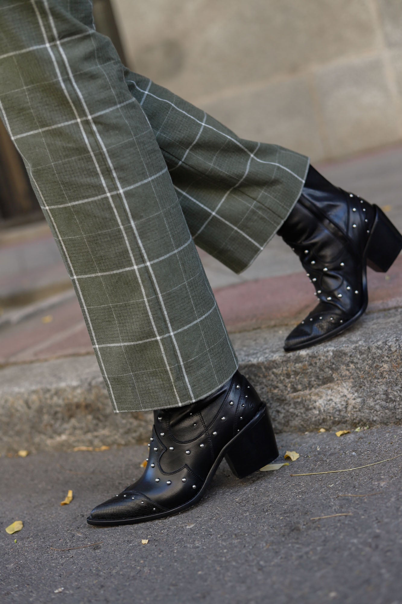 Bottes Amy noires 7 cm