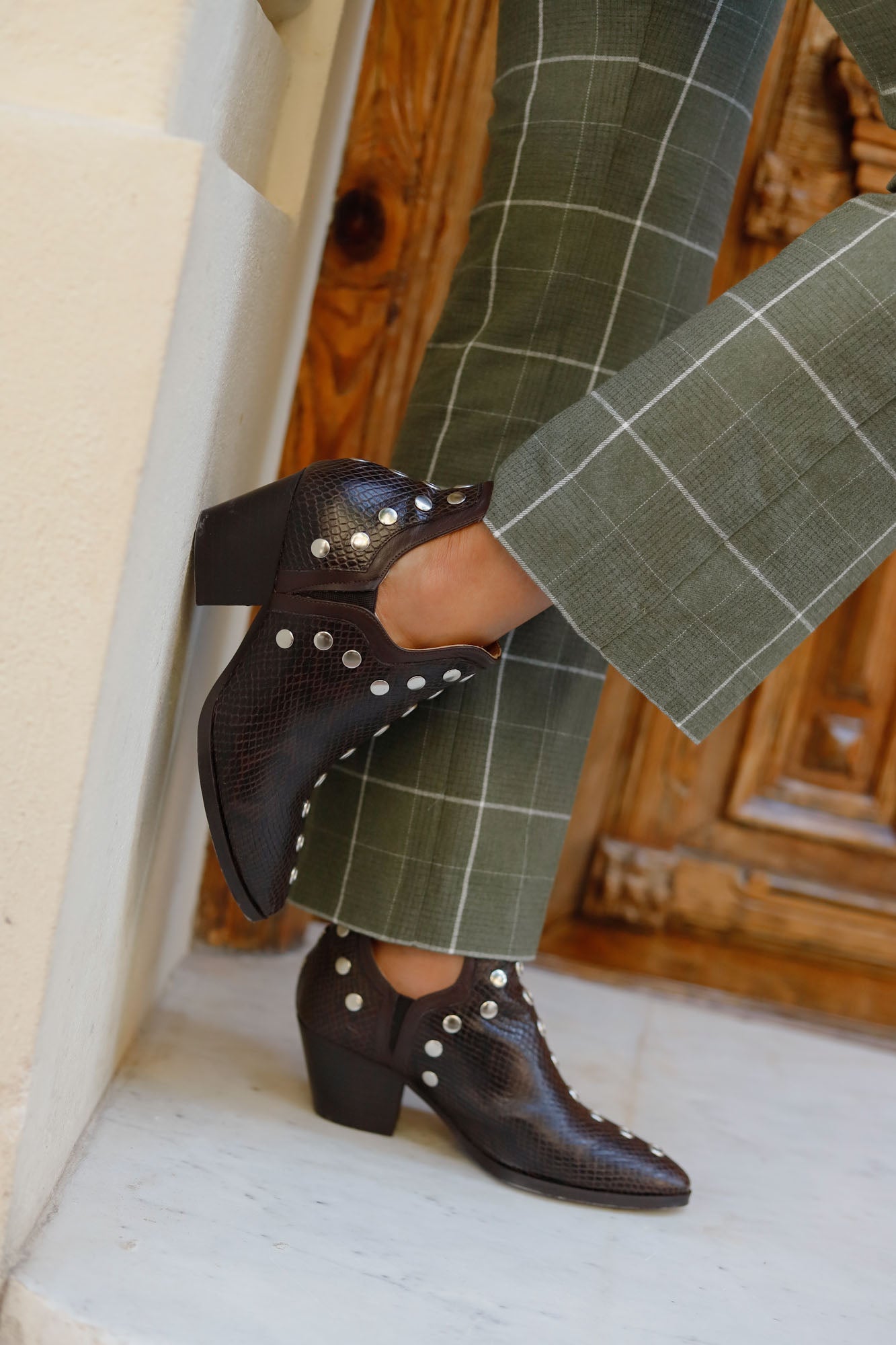 PUNKY BOOTS SPECIAL EDITION SNAKE 6CM