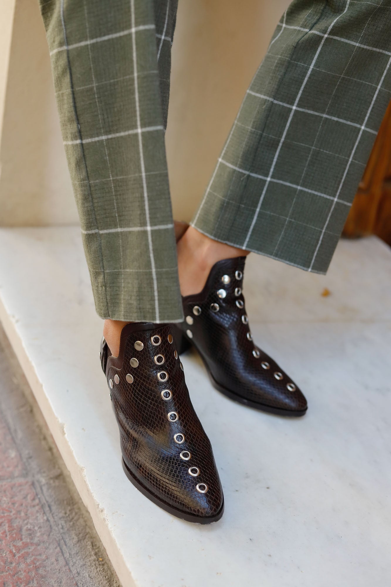 PUNKY BOOTS SPECIAL EDITION SNAKE 6CM