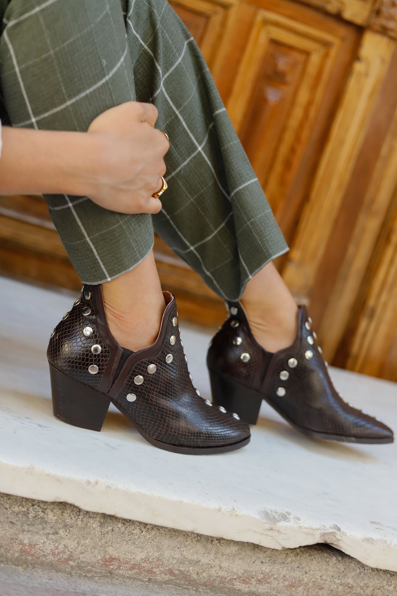 PUNKY BOOTS SPECIAL EDITION SNAKE 6CM