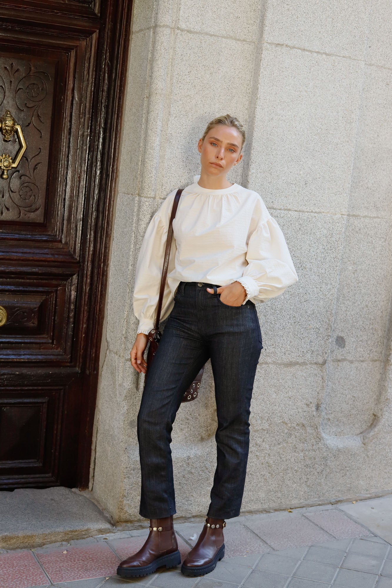 Chunky Chocolate Heel 5.5cm