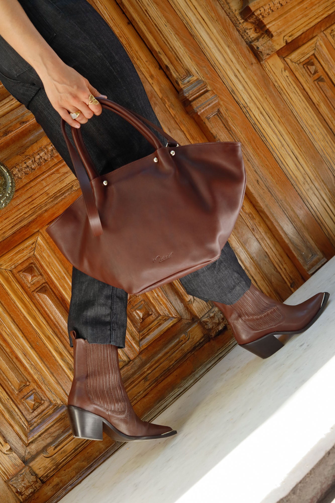 BOTA VELA PUNTERA CHOCOLATE 7CM