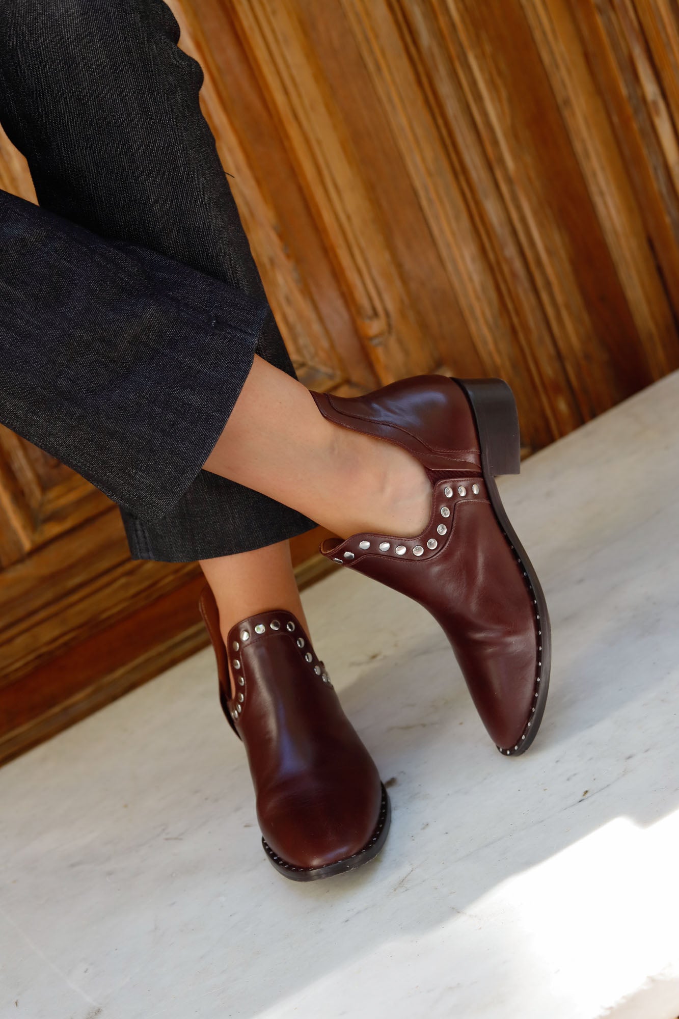 BOTIN SABELA CHOCOLATE 4CM