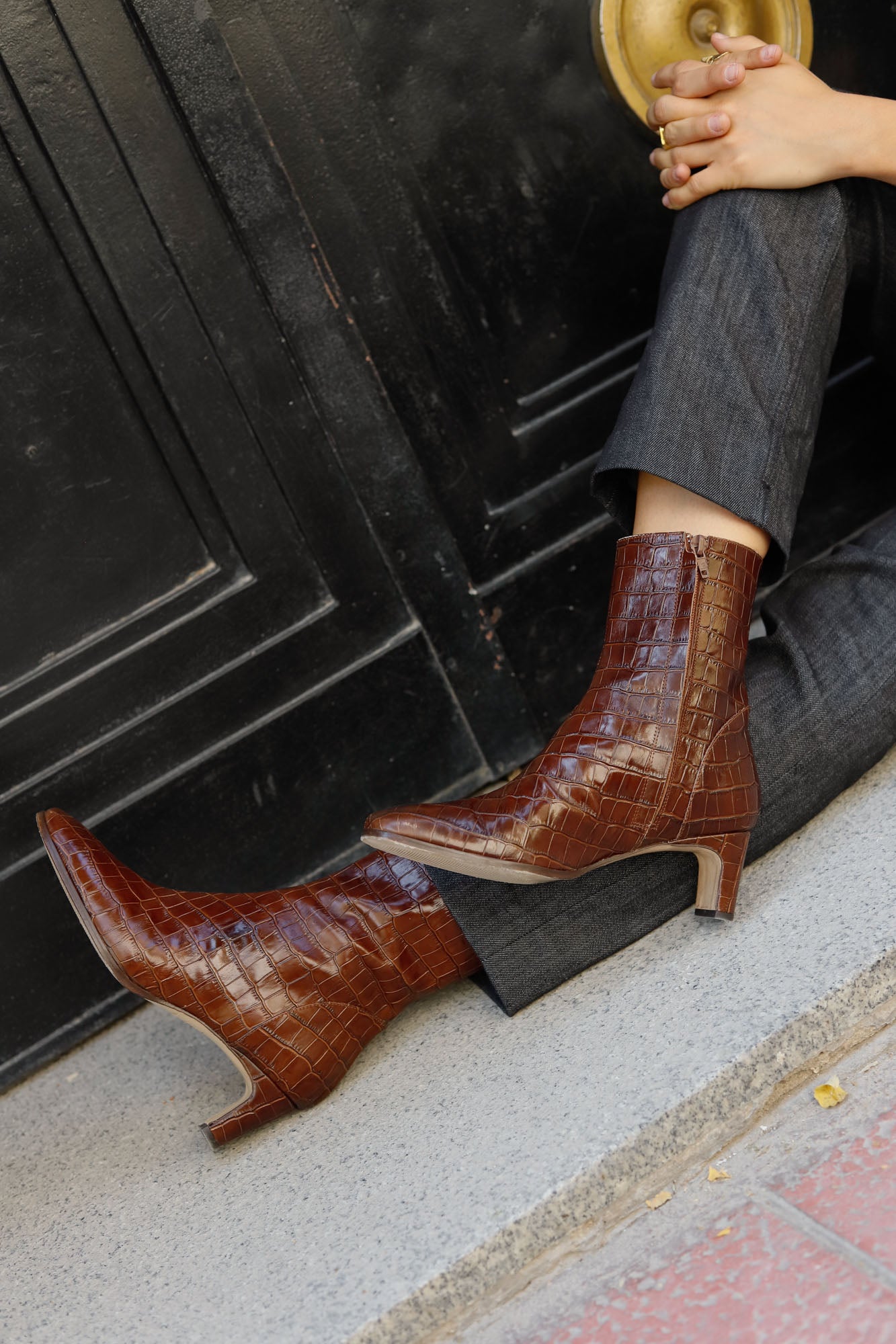 BOTIN COCO GAELLE MARRON 4.5CM