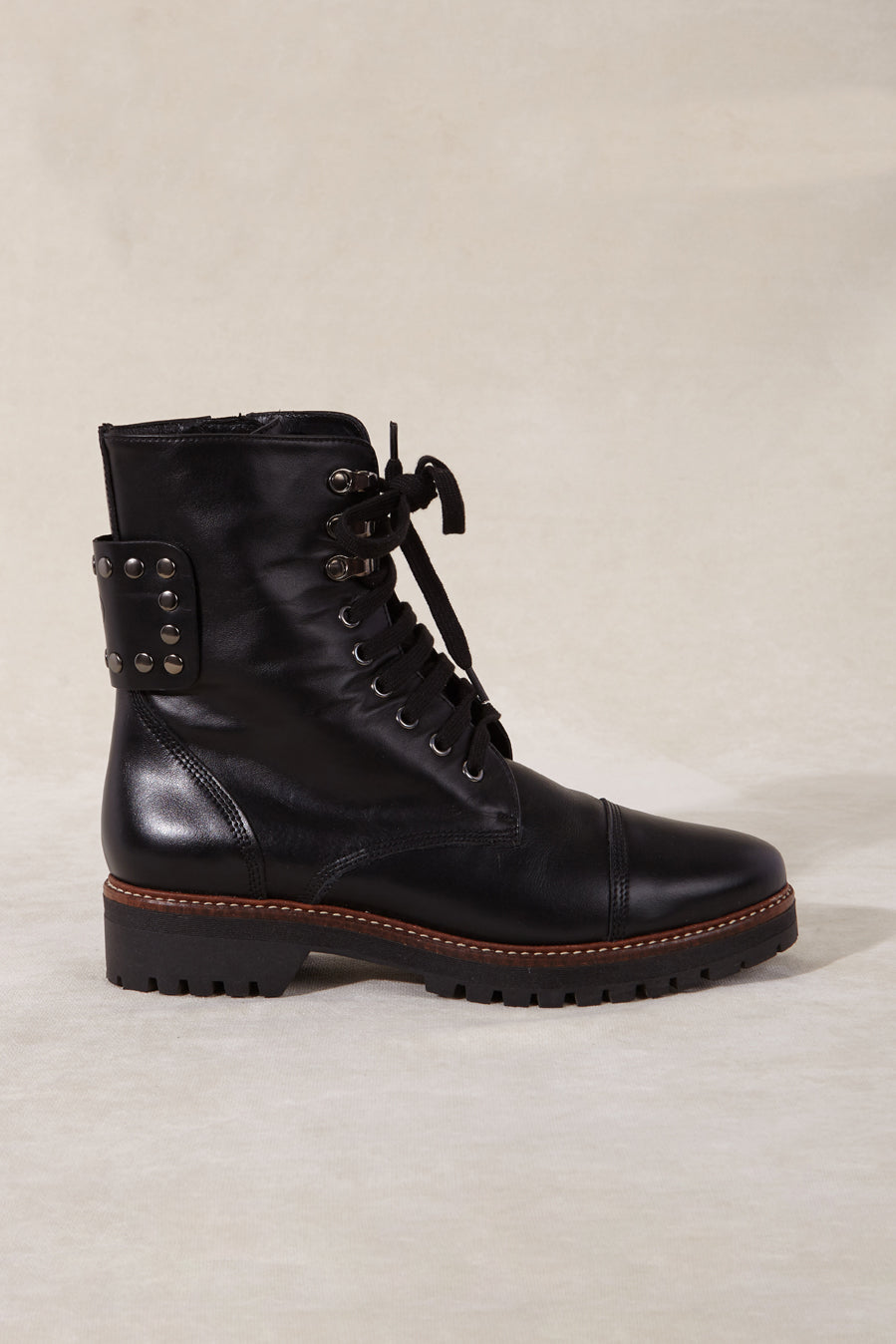 MILITY BOOTS BLACK 3.5CM