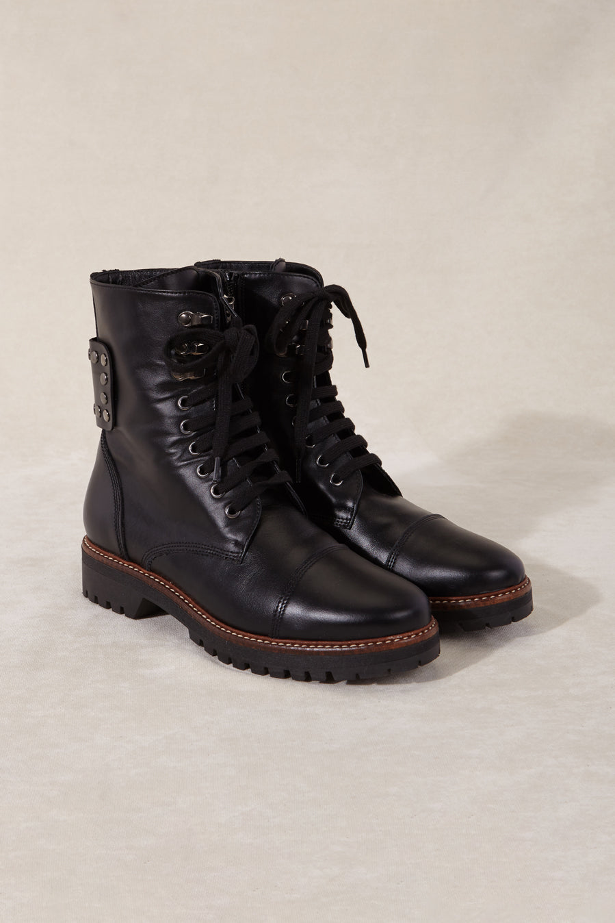 MILITY BOOTS BLACK 3.5CM