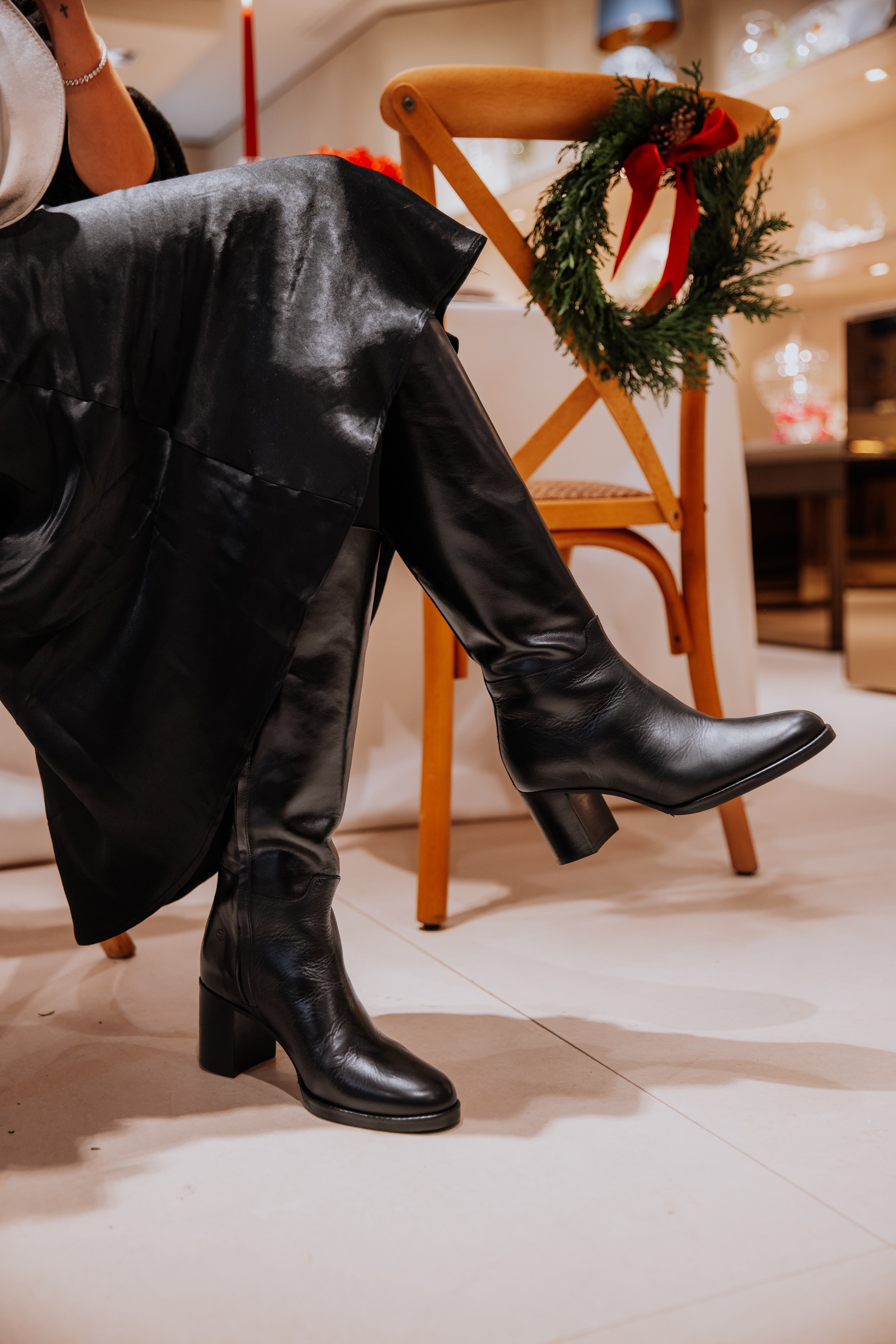 TRIENNALE BOOTS BLACK 7CM