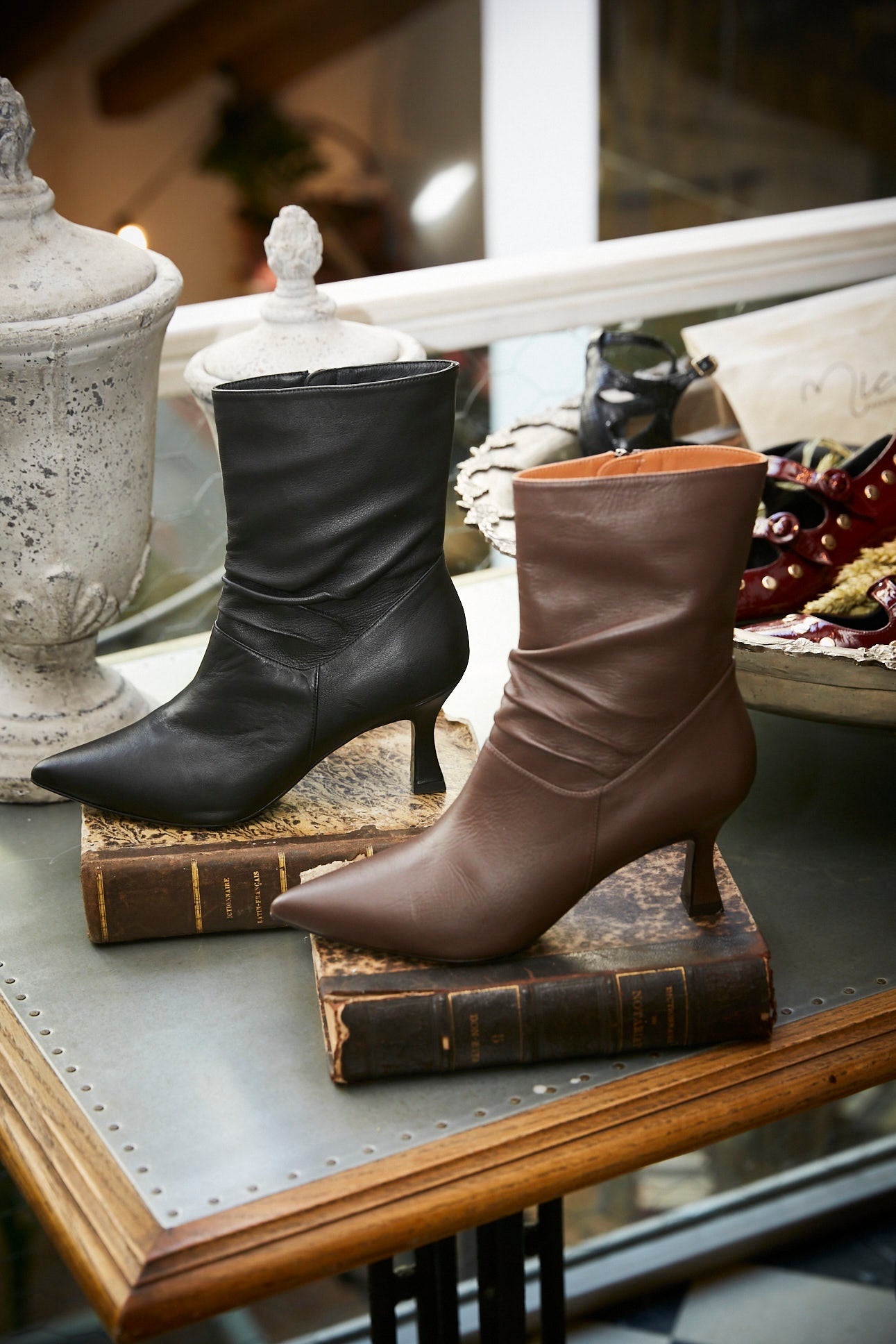 BARONA BOOTS BLACK 7CM