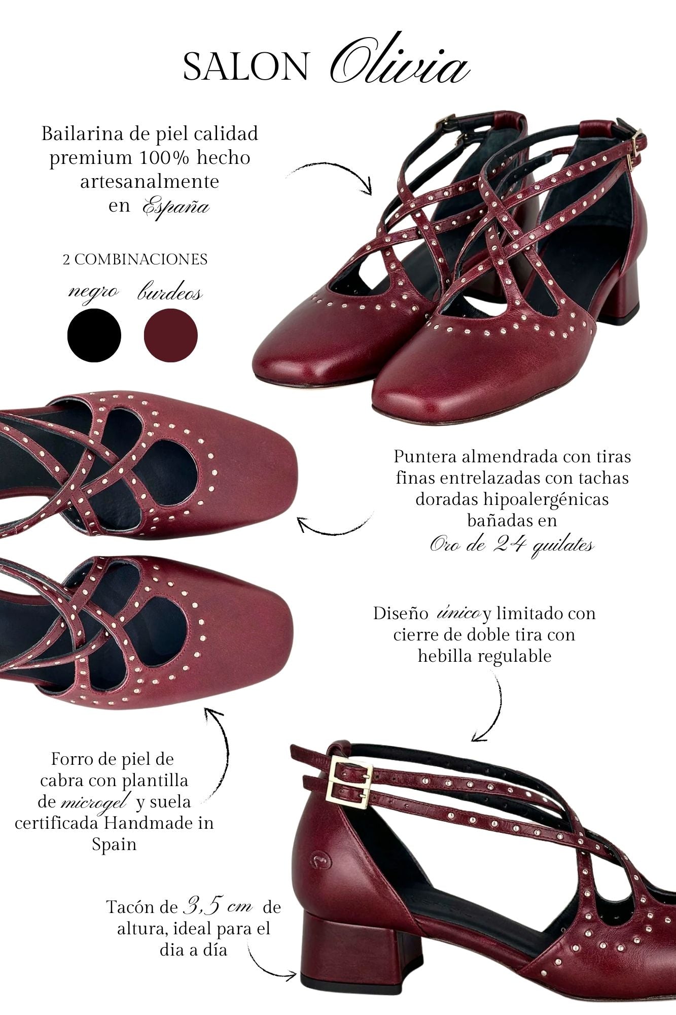 SALON OLIVIA BURDEOS 3.5CM