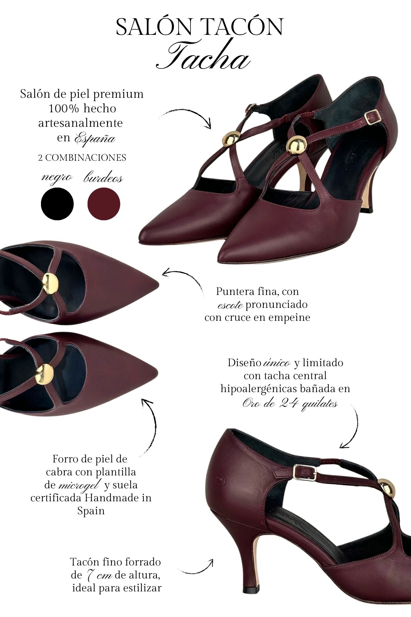 BURGUNDY 7CM HEEL PUMPS
