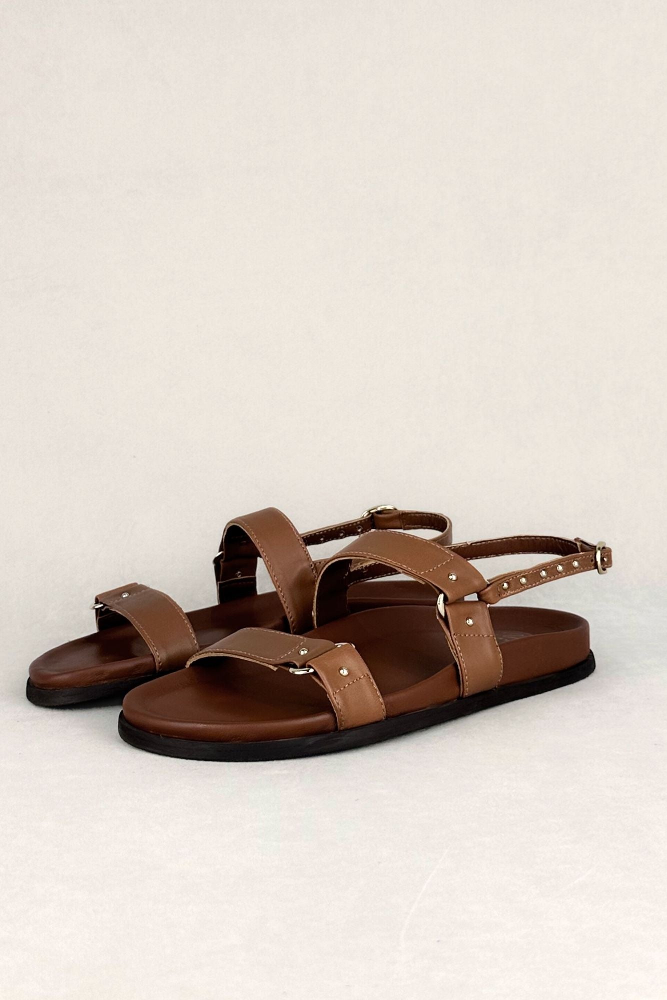 SANDALE EN CUIR BIO BOBBI