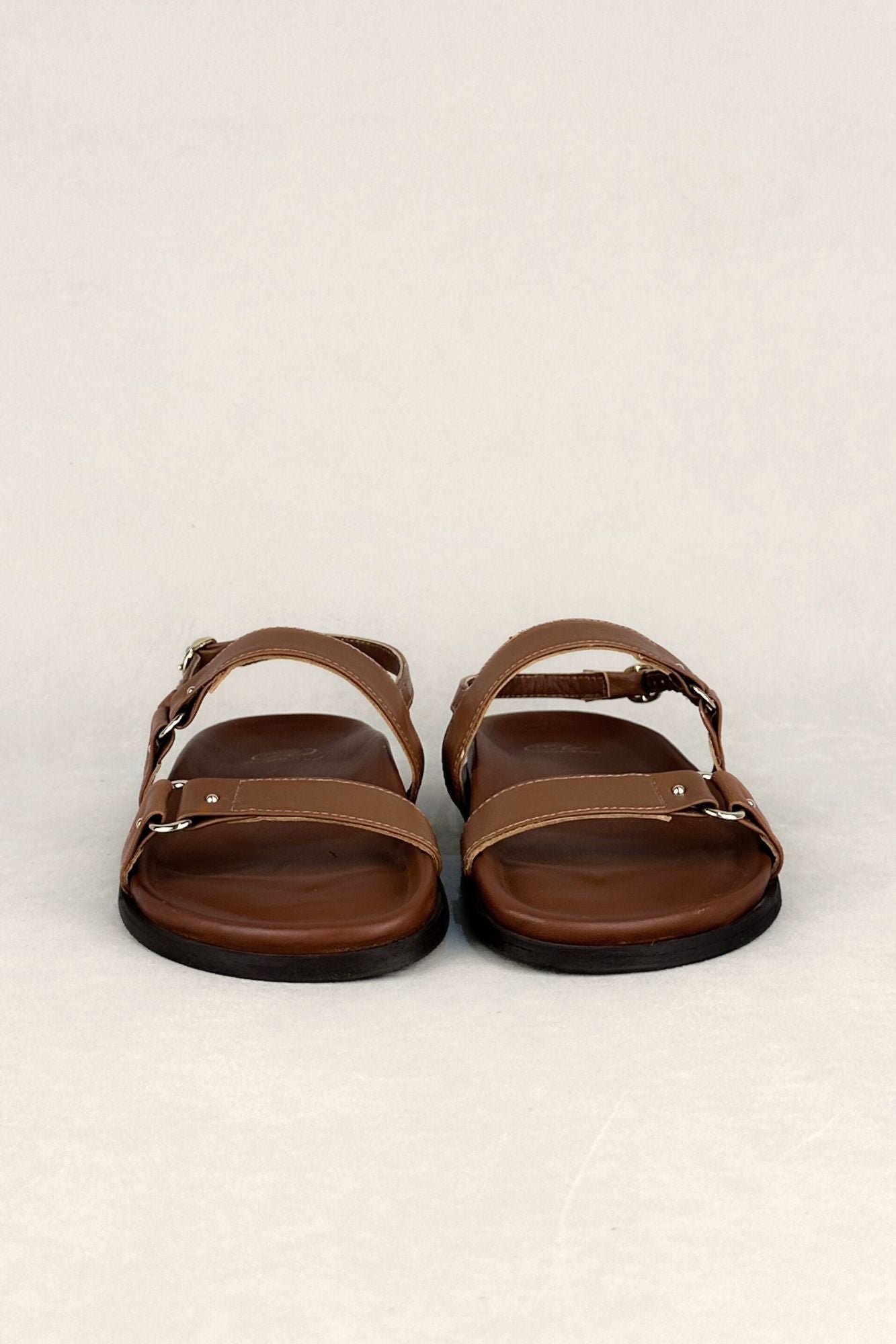 SANDALE EN CUIR BIO BOBBI