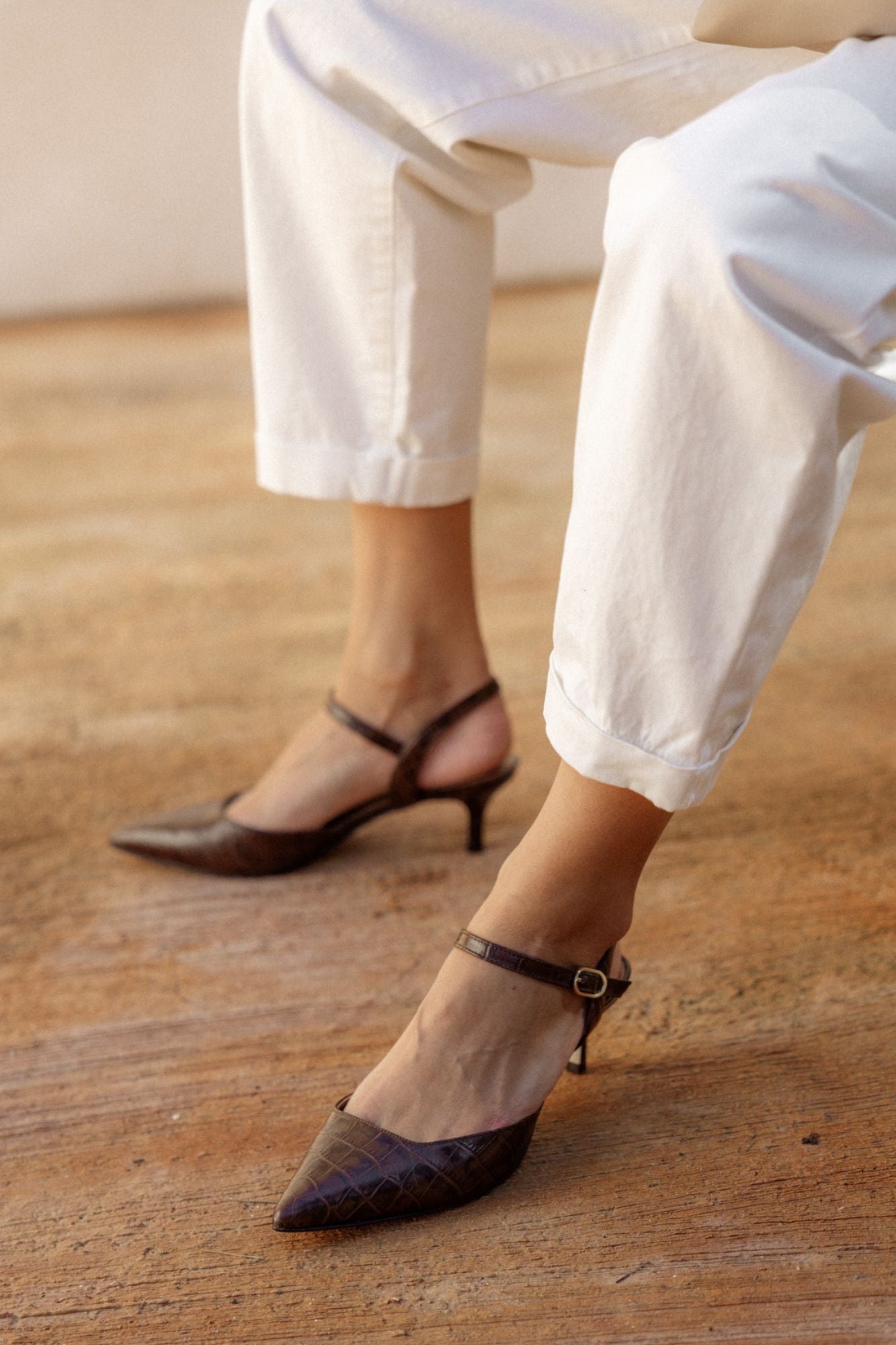 SANDALIA ELISABETH COCO MARRON