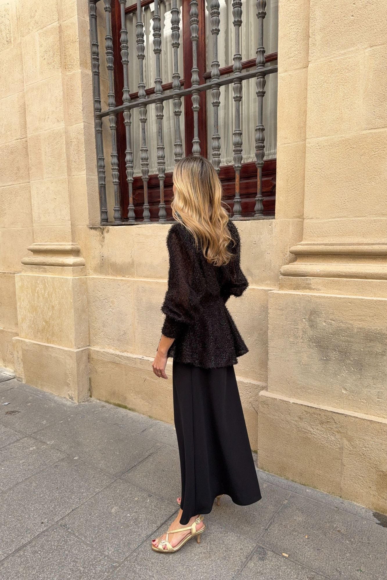 GADEA PETIT SANDAL, GOLD ENGRAVED, 5.5 CM