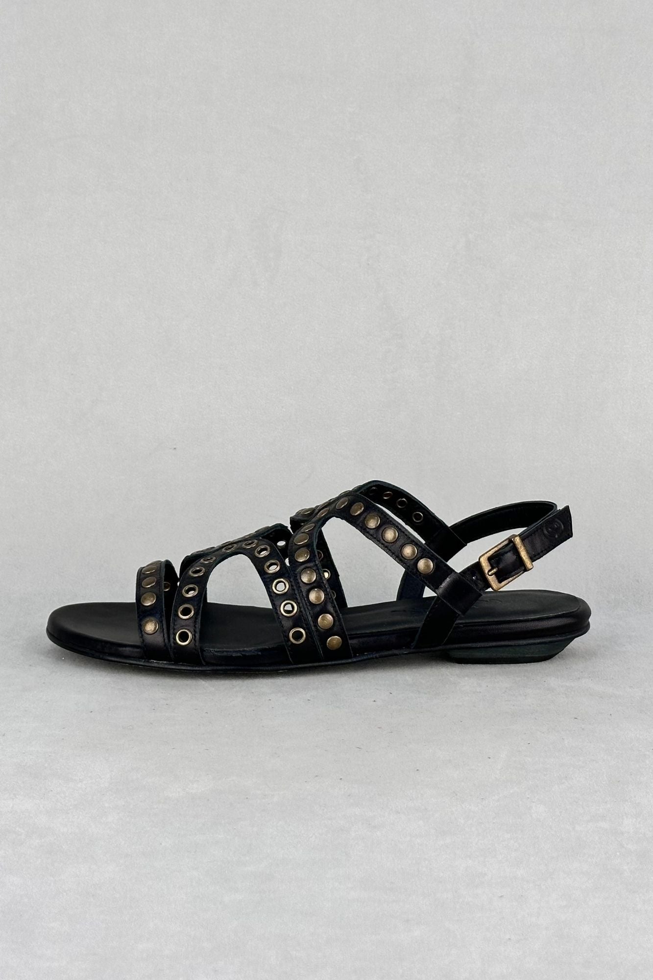 SANDALIA PUNKY SANDALS NEGRA
