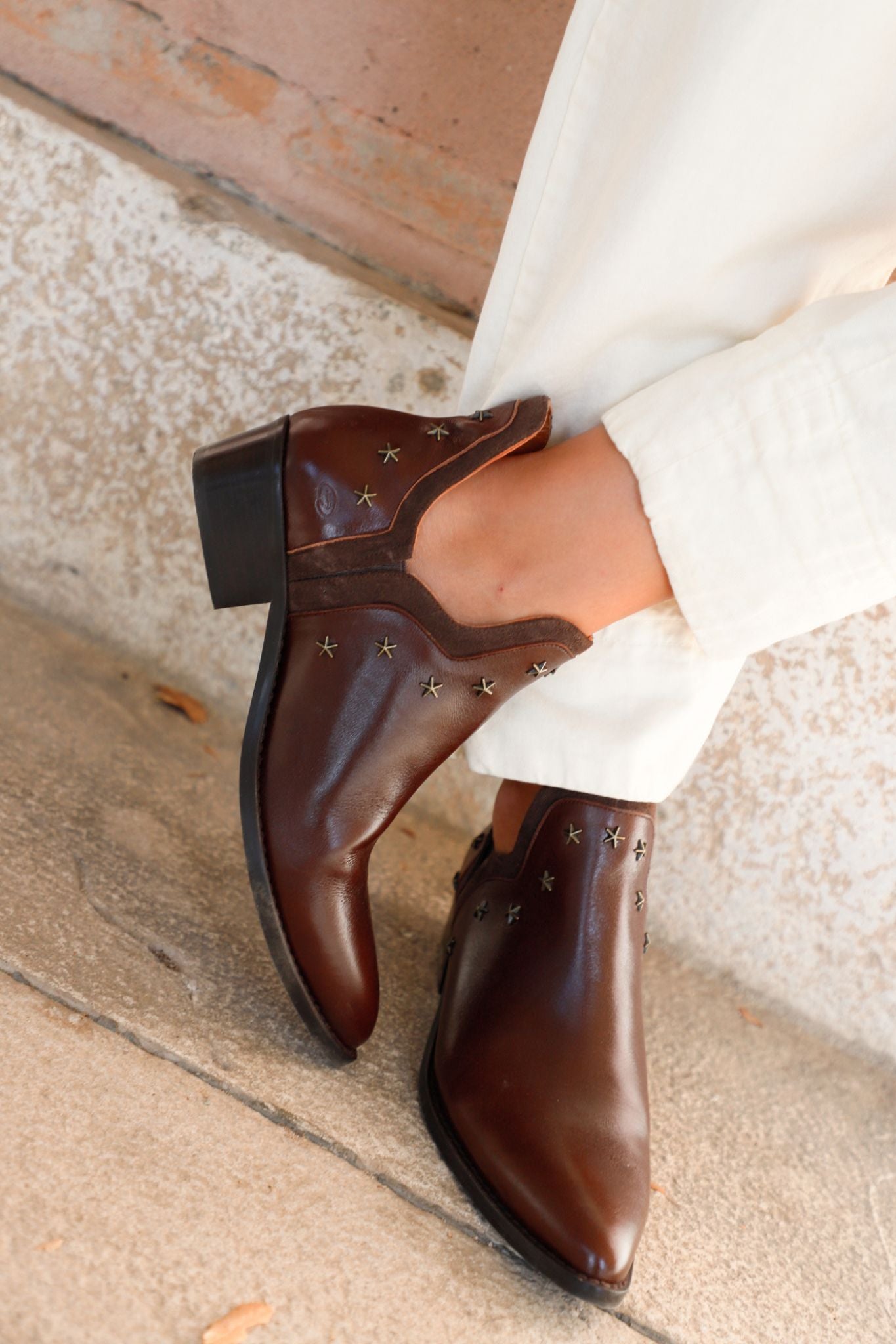 NAY BOOTS MARRON 4CM