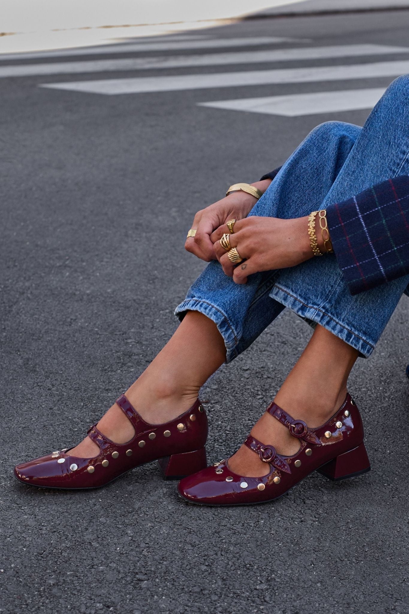 SPIGA CHAROL BURDEOS TACHAS 4CM