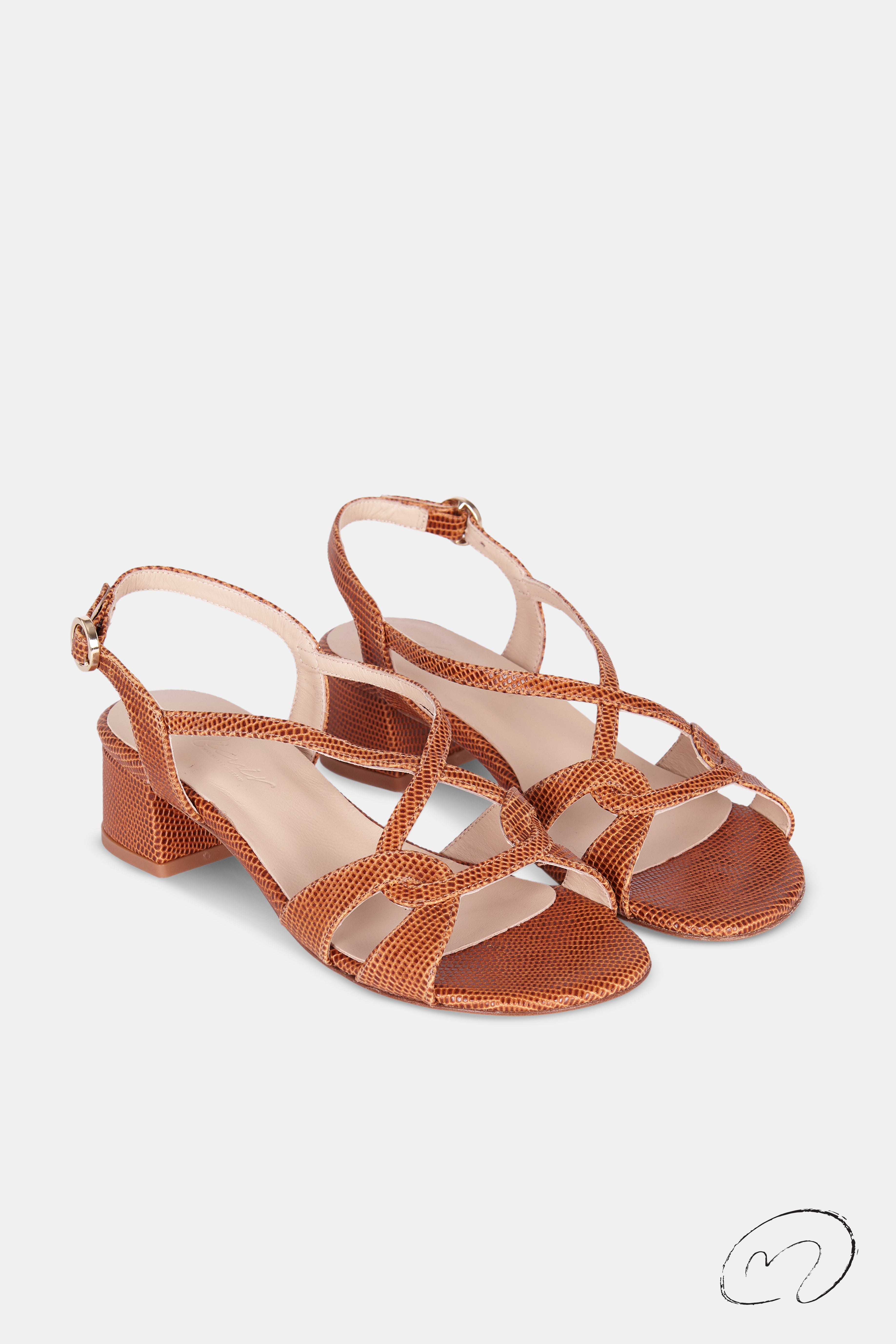 SANDALIA UGGA CARAMELO 4CM