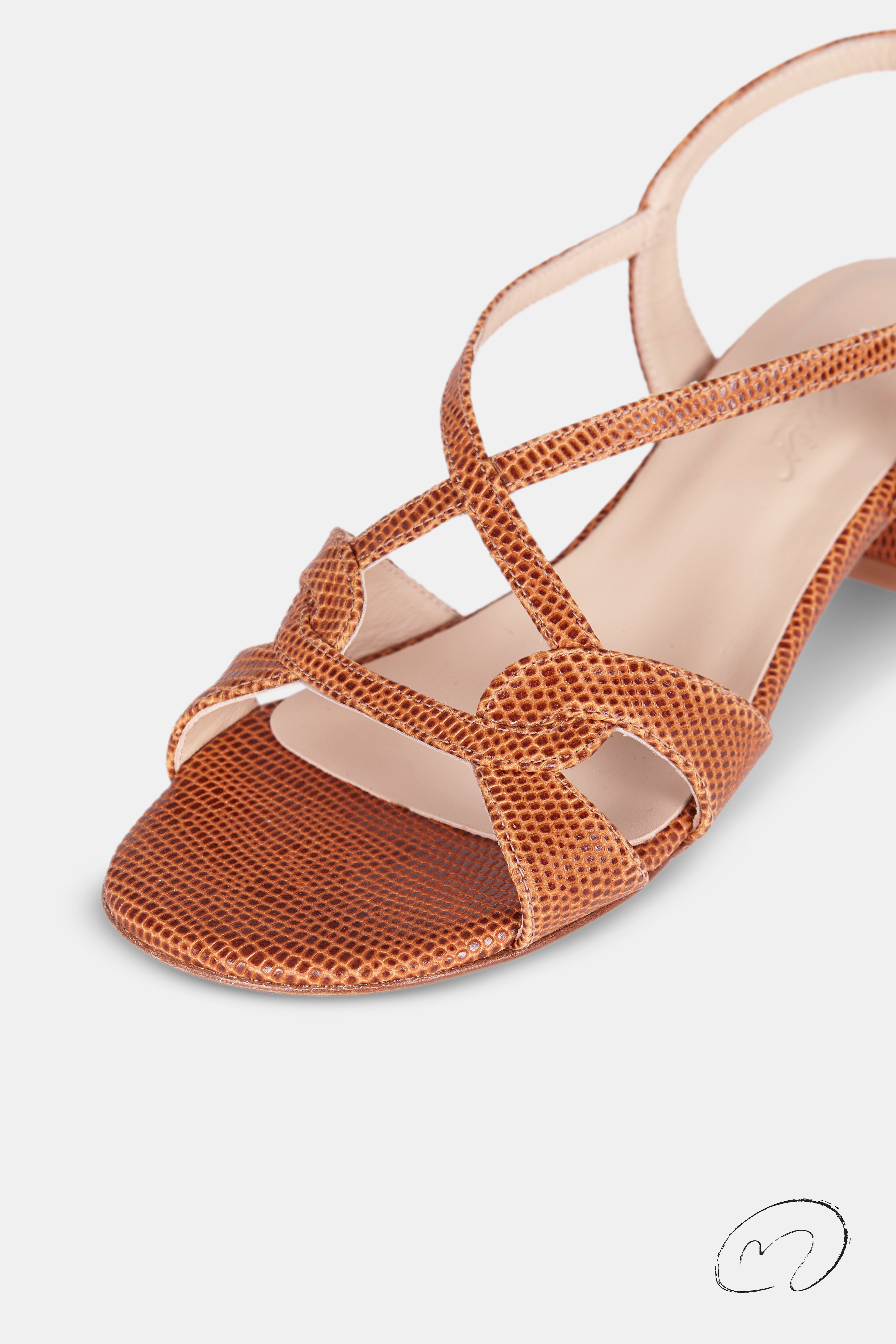 SANDALIA UGGA CARAMELO 4CM