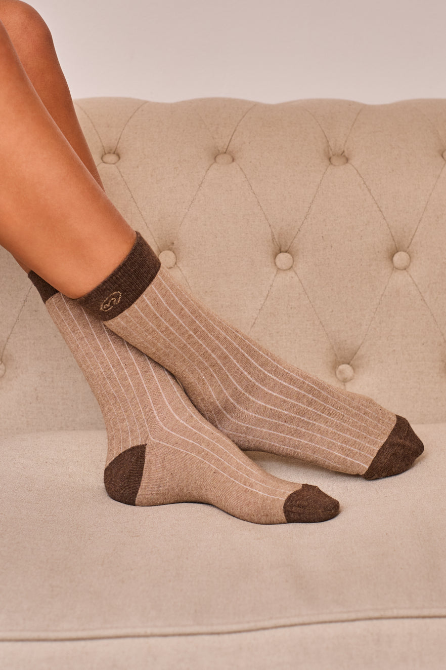 CALCETINES CANALE BEIGE