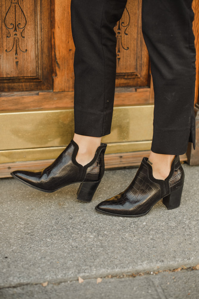 FRIDA BOOTS COCO NEGRO TACON 7CM