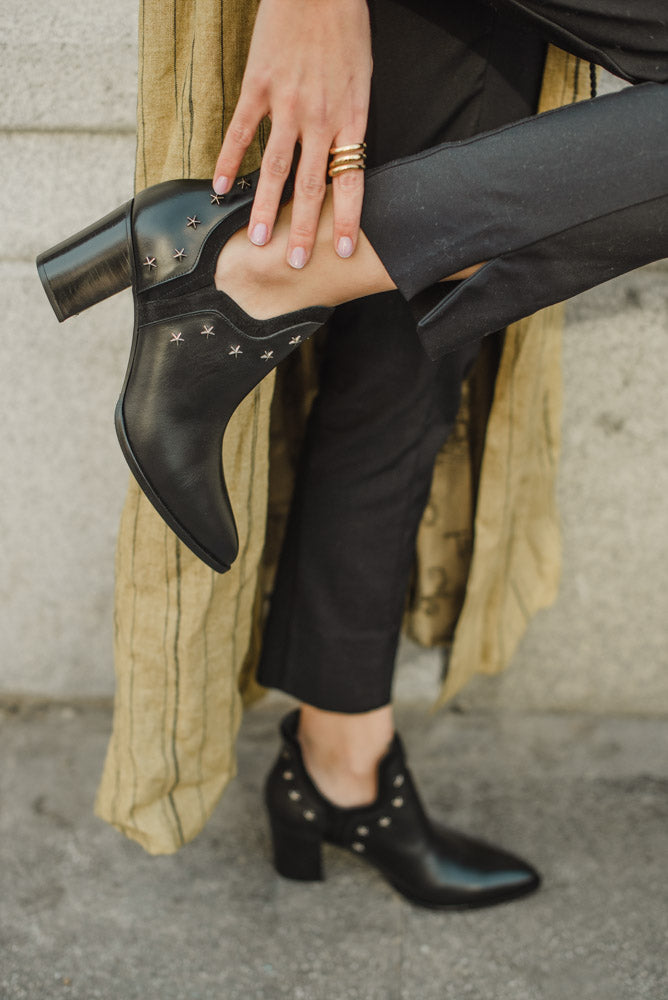 NAY BOOTS NEGRO TACON 7CM
