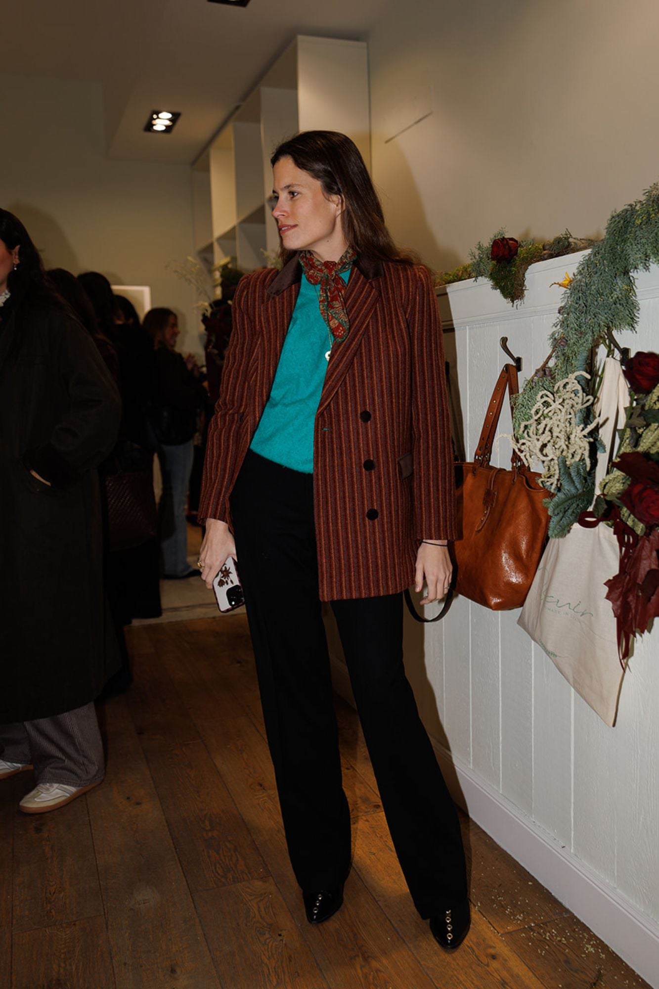 AMERICAN WOOL STRIPED TERRACOTTA