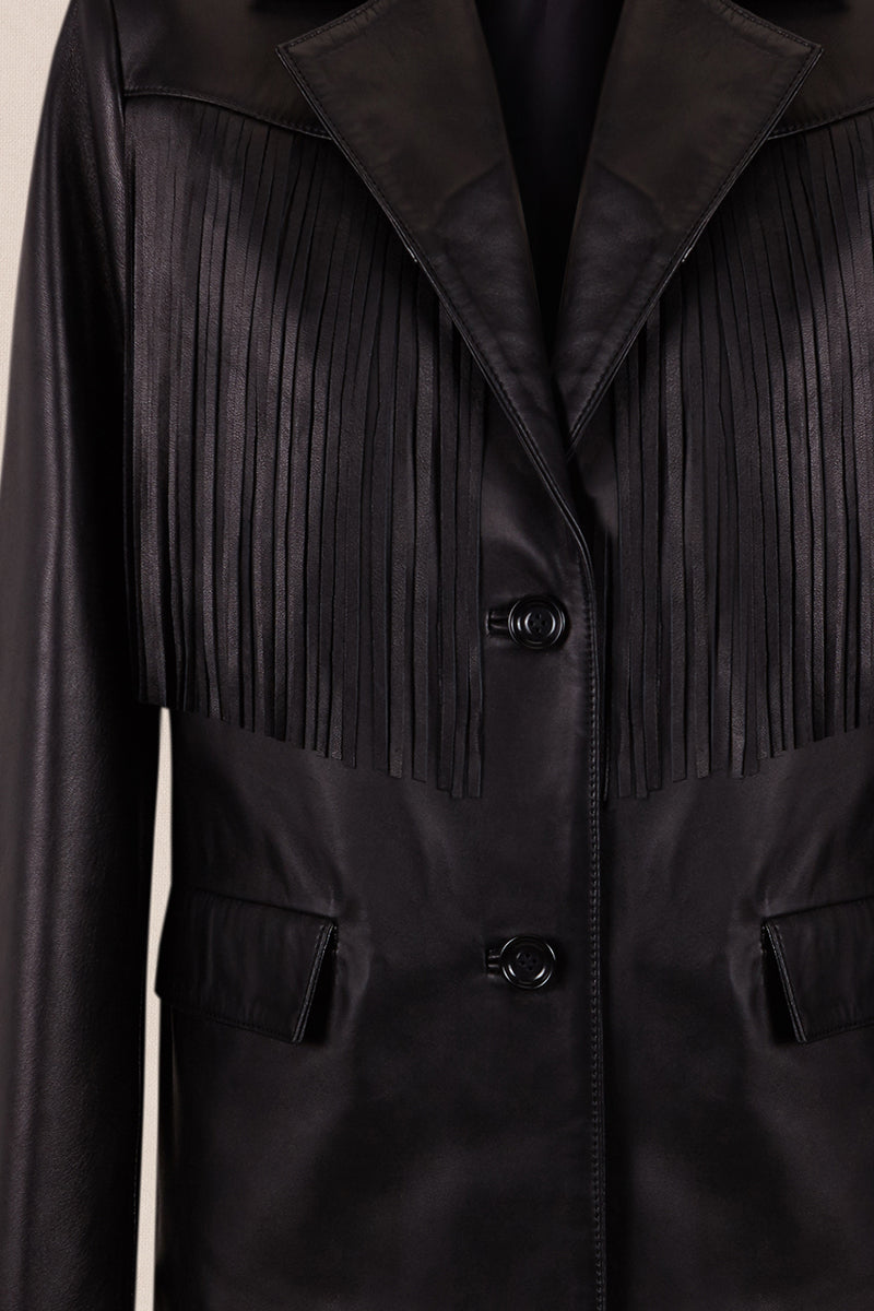BLAZER NAPA FLECOS NEGRA
