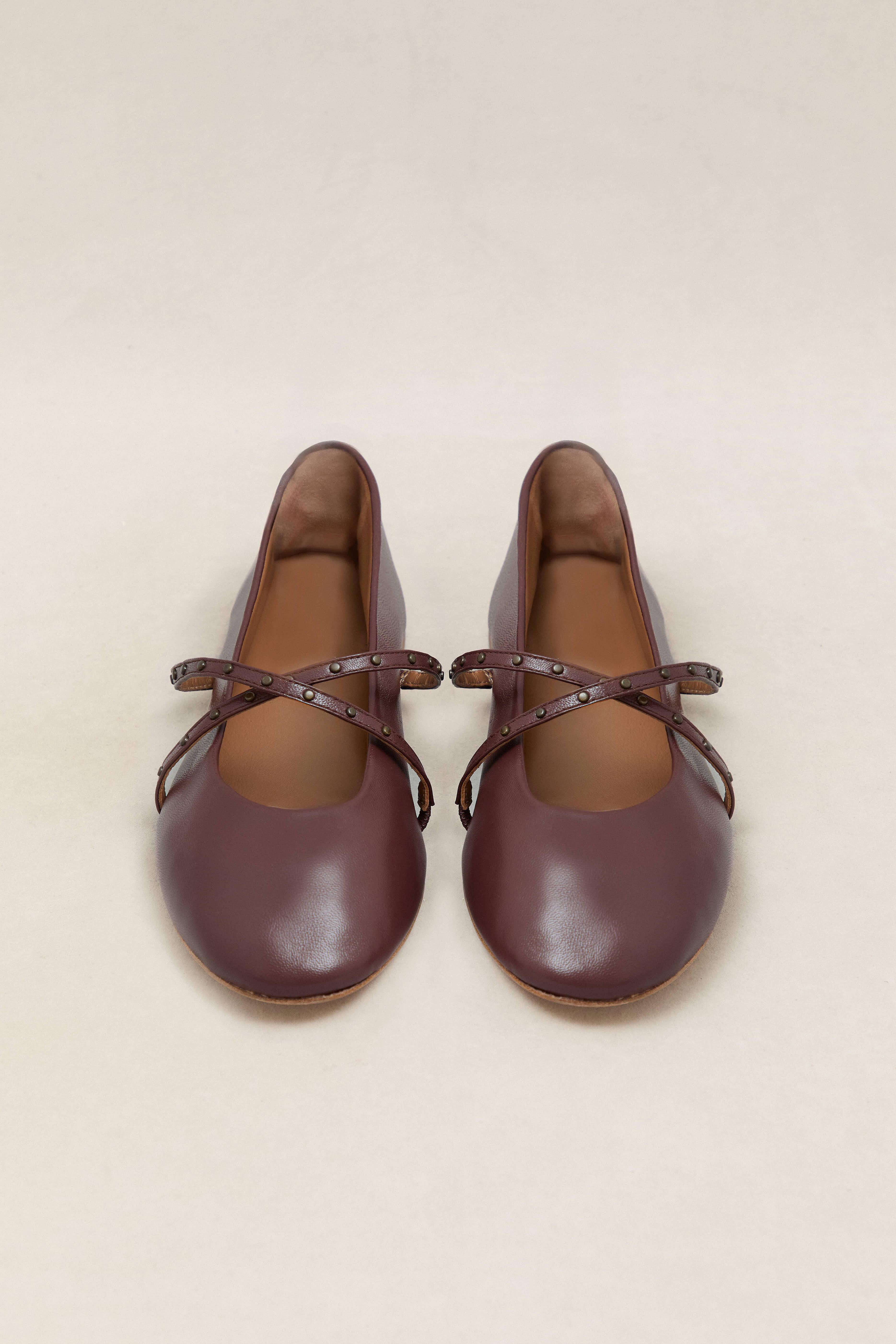 BAILARINA CRUZADA CHOCOLATE 1CM