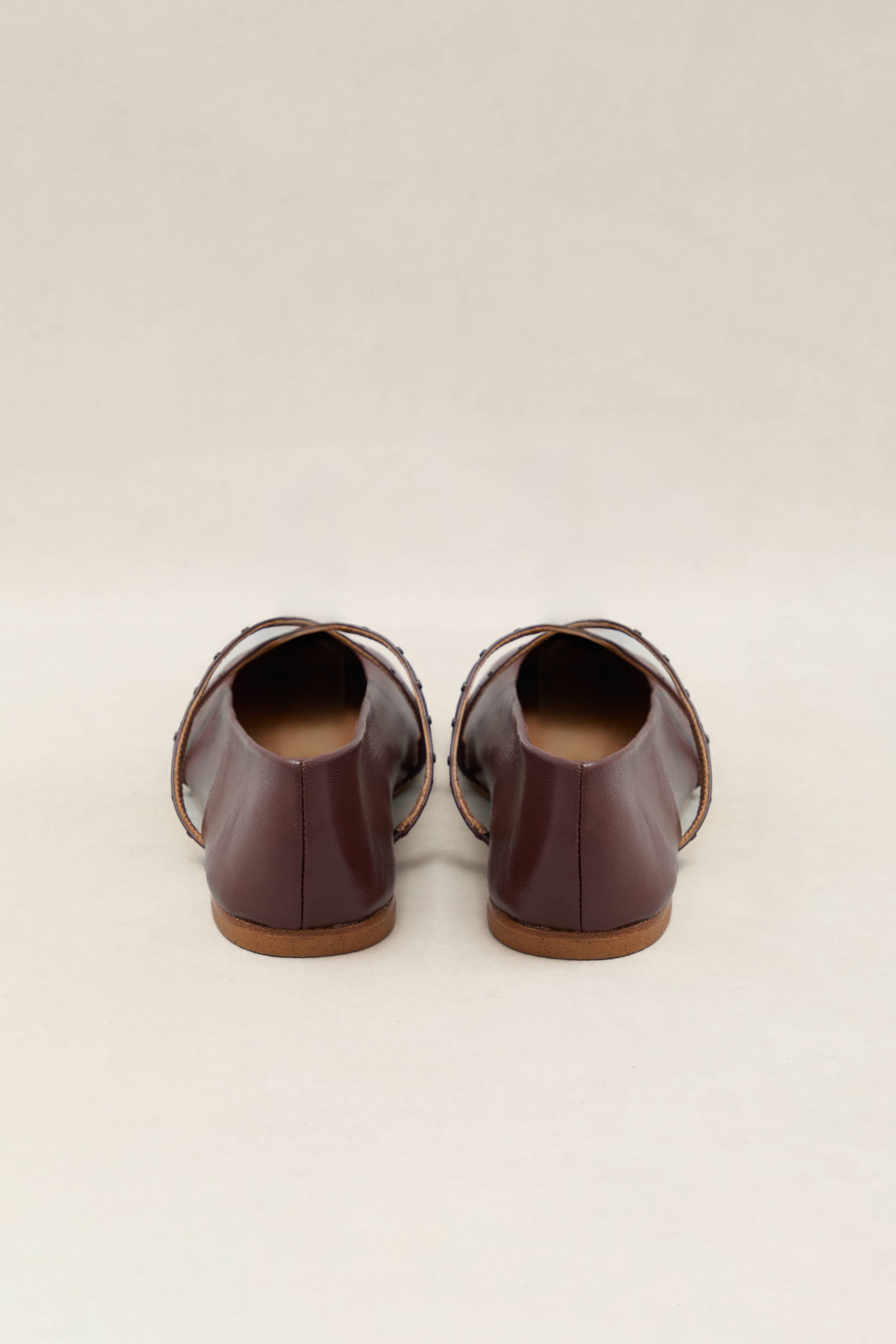 BAILARINA CRUZADA CHOCOLATE 1CM