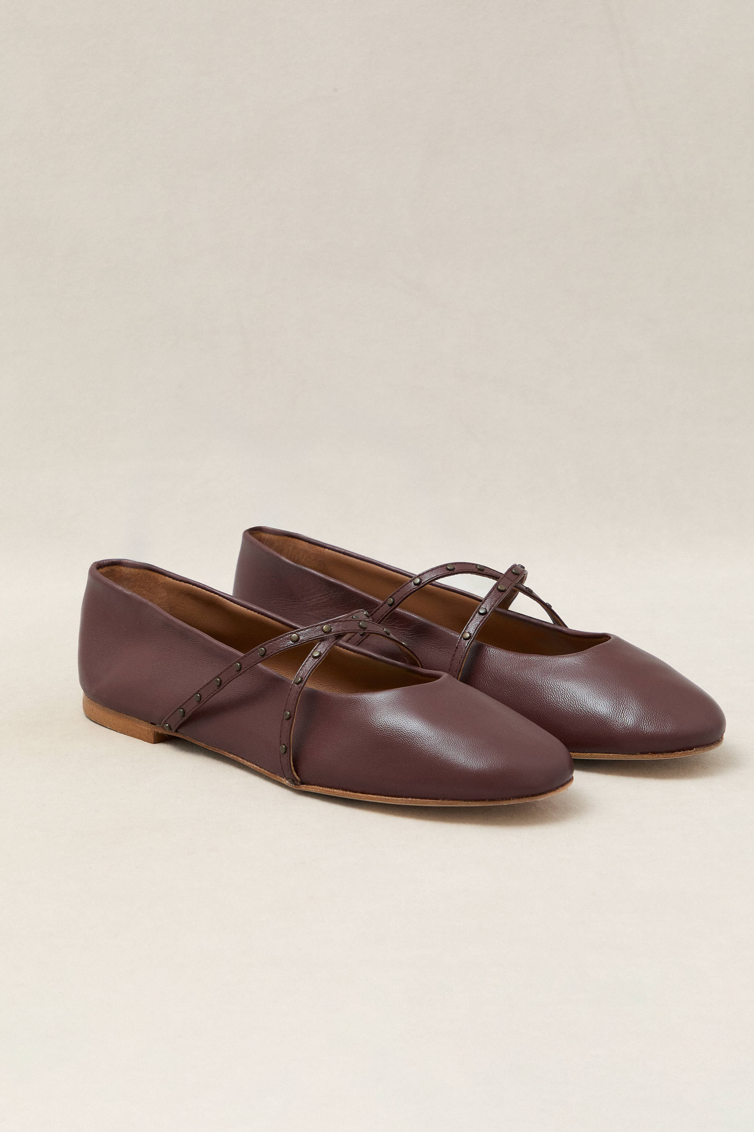 BAILARINA CRUZADA CHOCOLATE 1CM