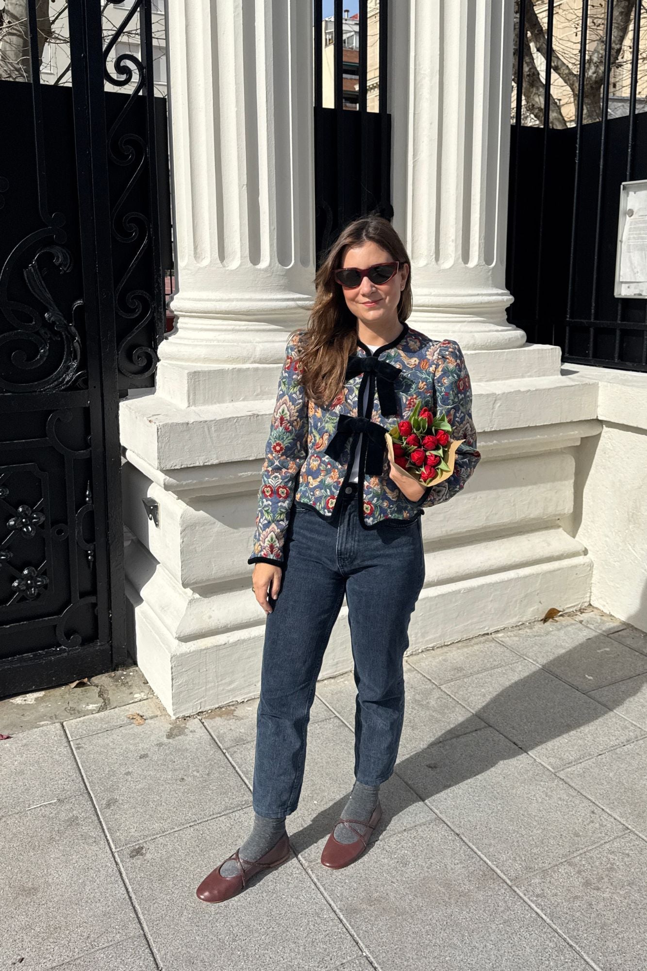 BAILARINA CRUZADA CHOCOLATE 1CM