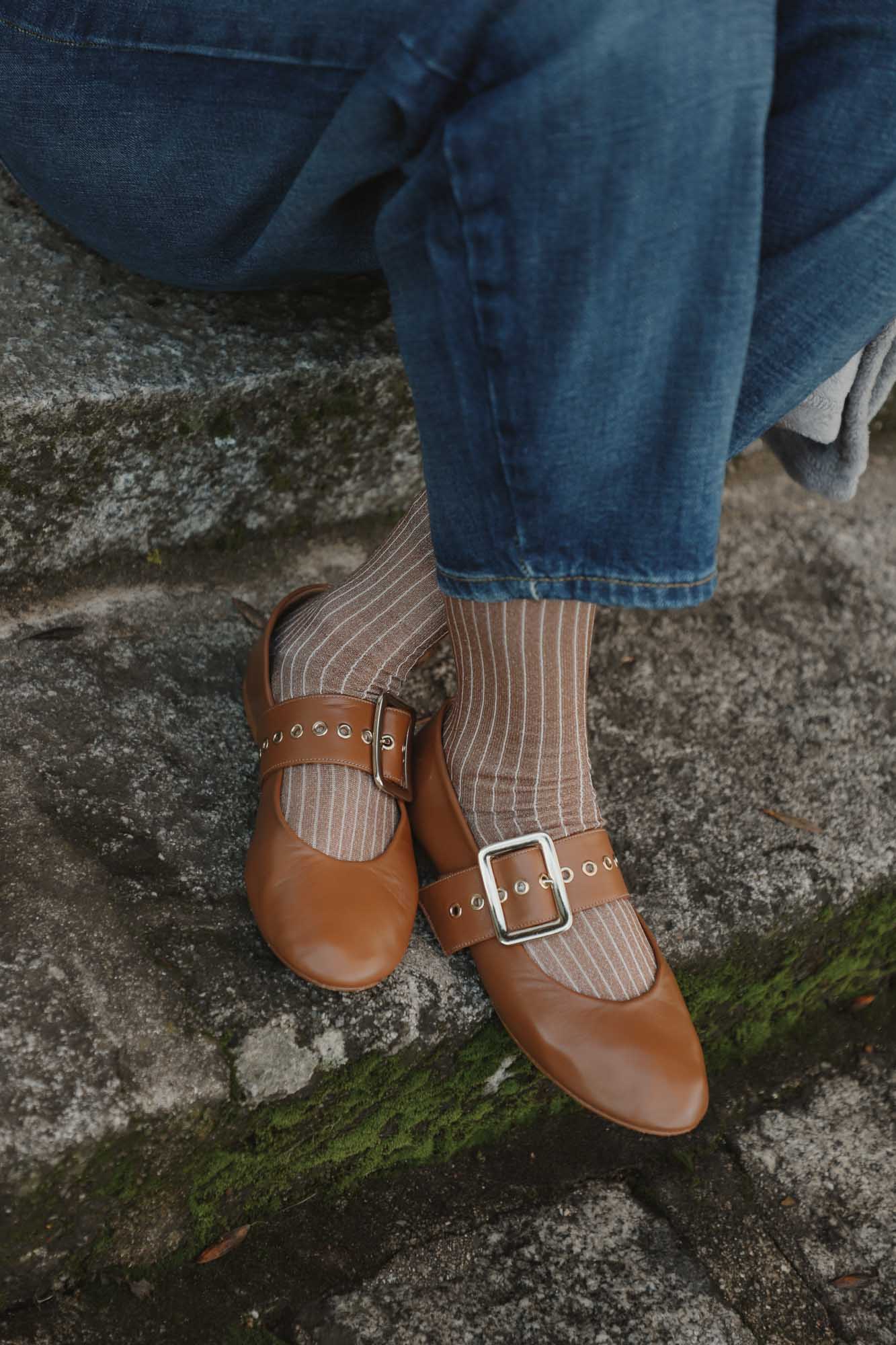 BAILARINA ROCK CARAMELO 1CM