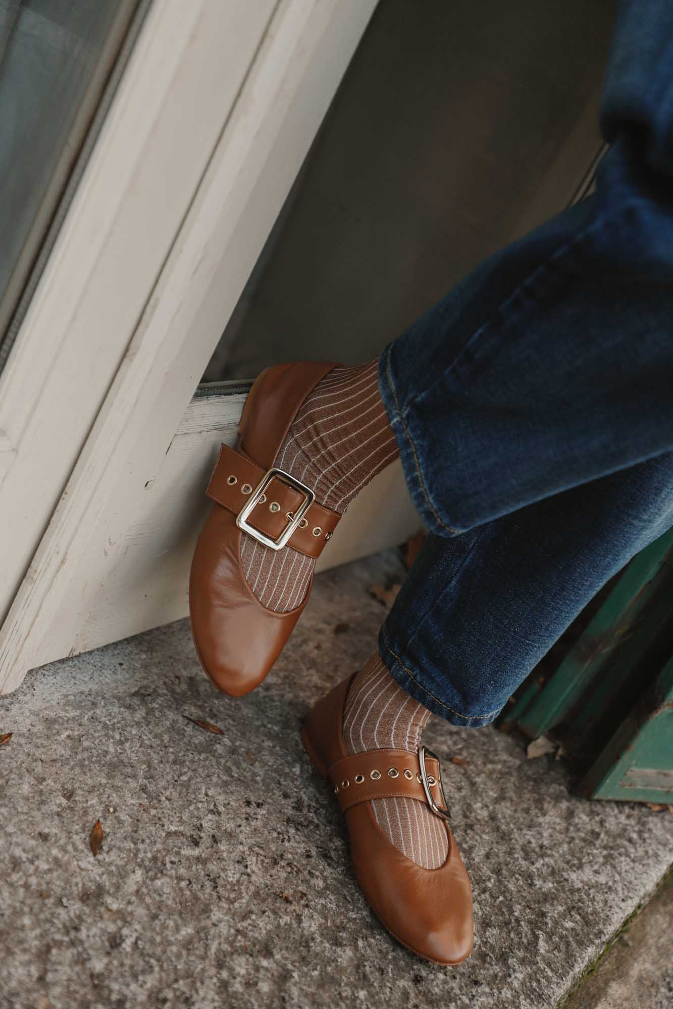 BAILARINA ROCK CARAMELO 1CM