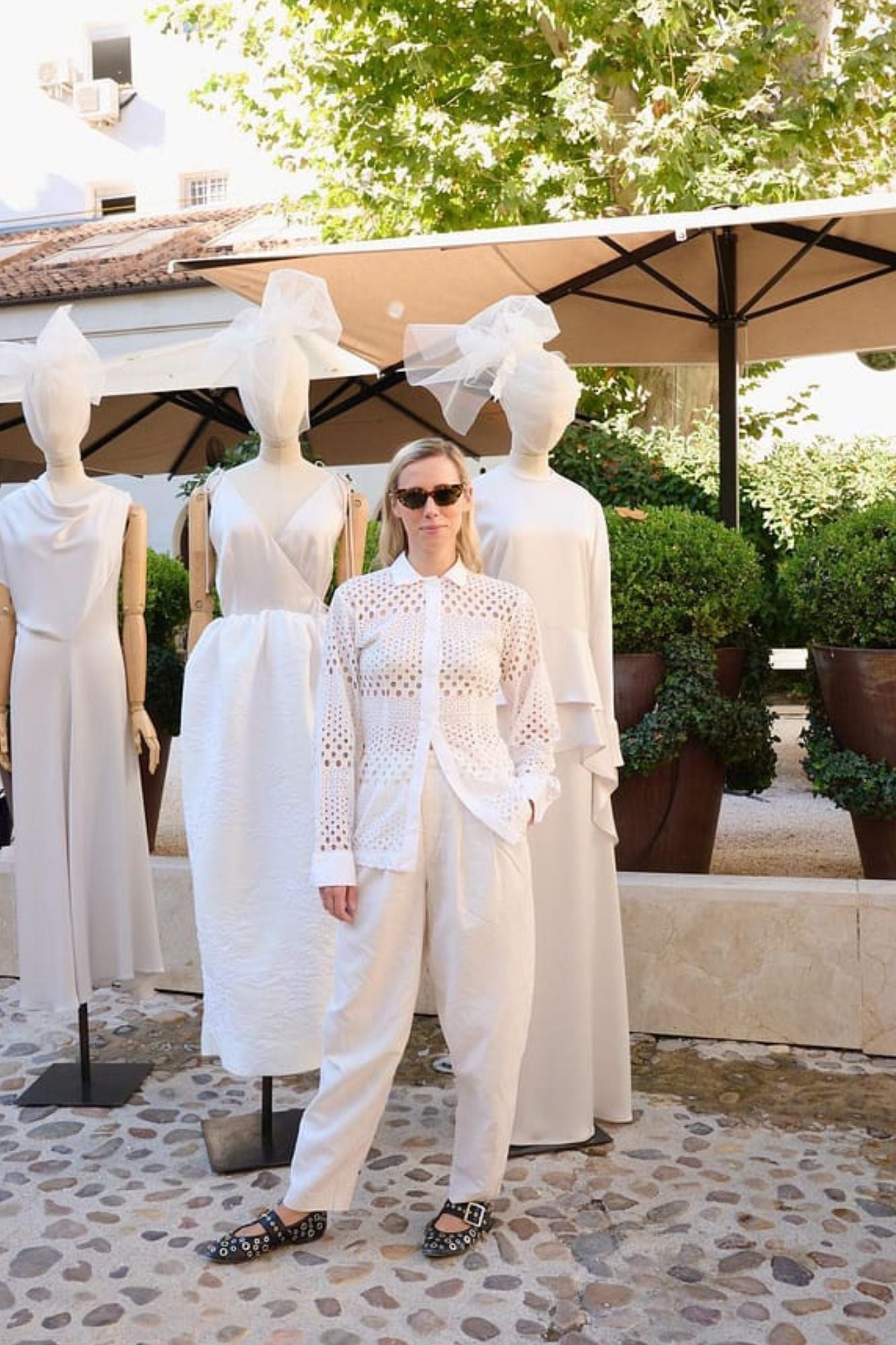 Ballerine Black Rock à clous 1 cm