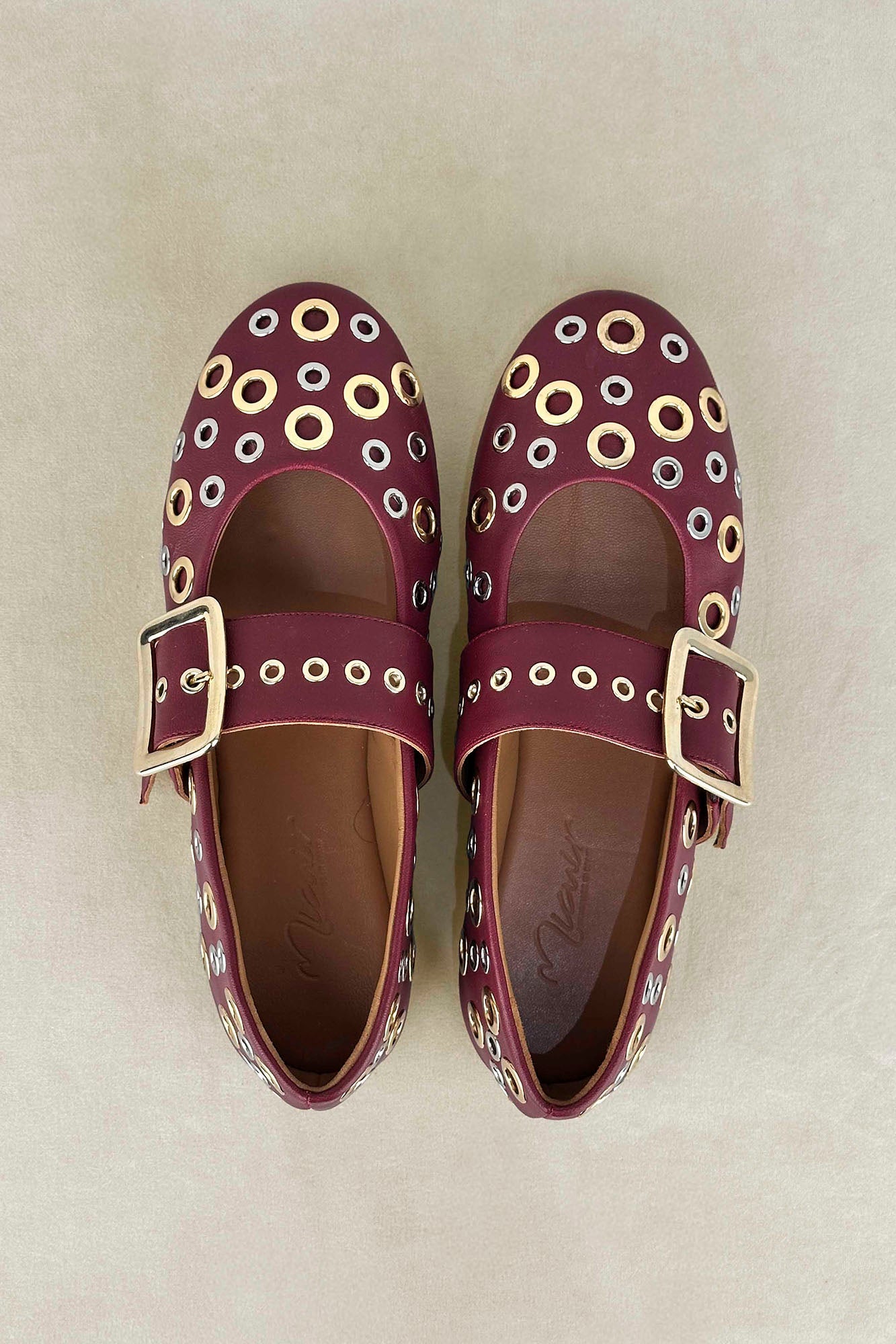 Bailarinas Barefoot color granate