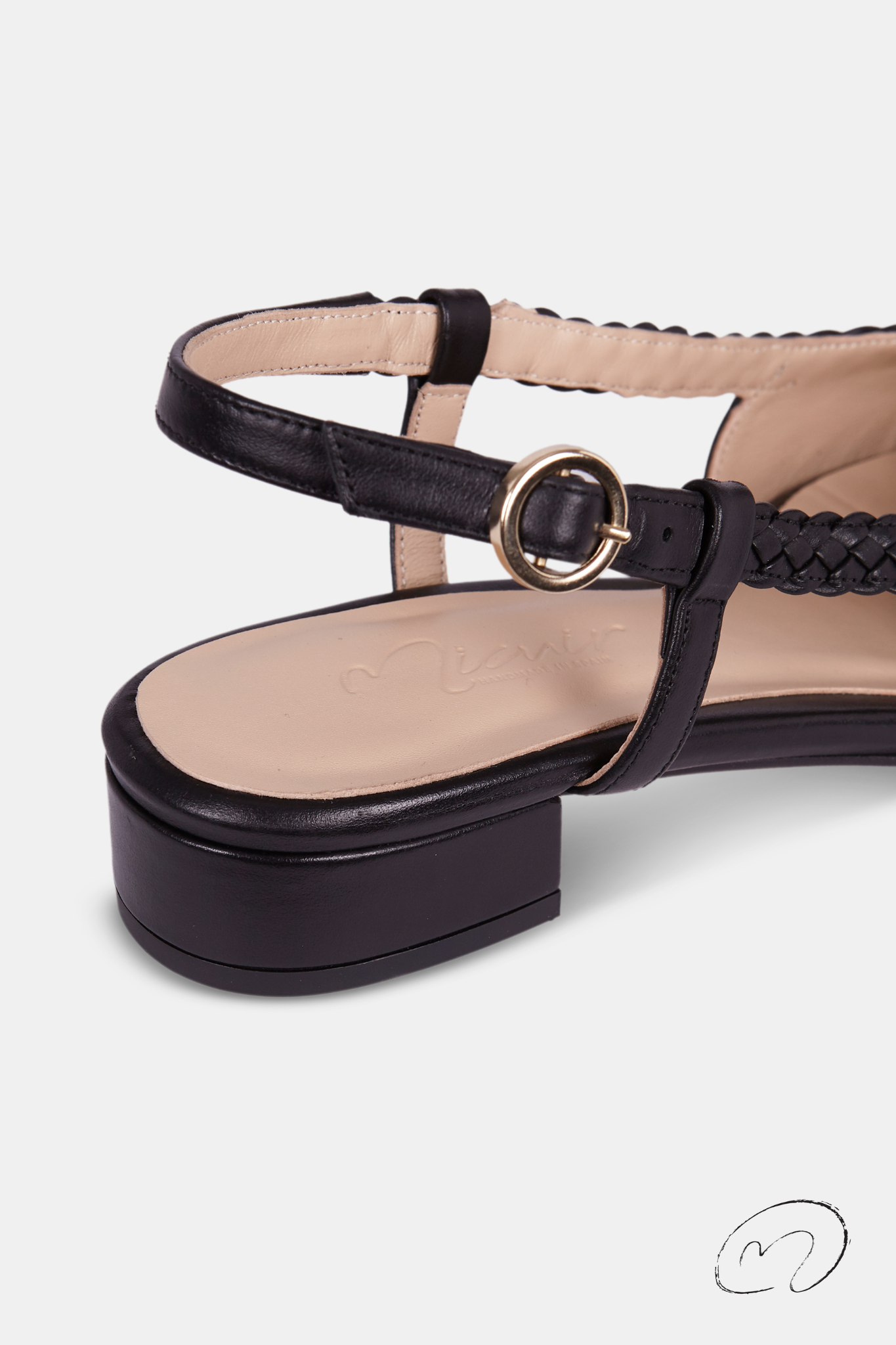 BAILARINA BIBI NEGRO 2.5CM