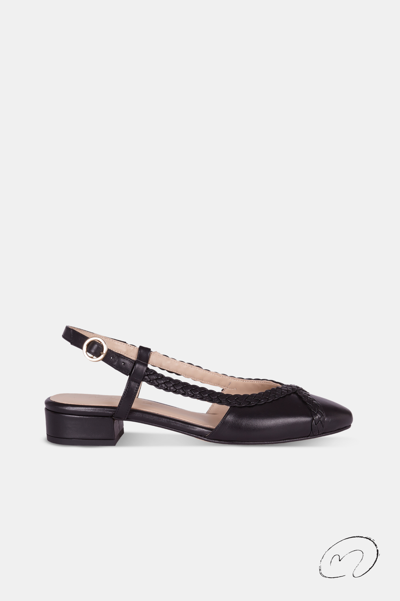 BAILARINA BIBI NEGRO 2.5CM