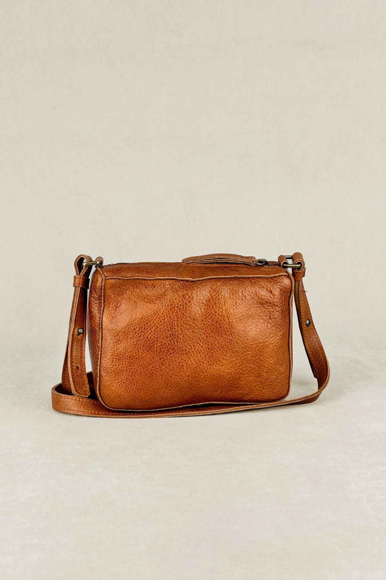 BRAIDED LEATHER CROSSBODY BAG