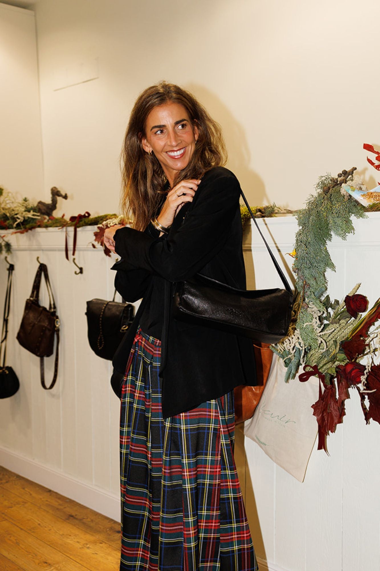 BOLSO BAGUETTE NEGRO