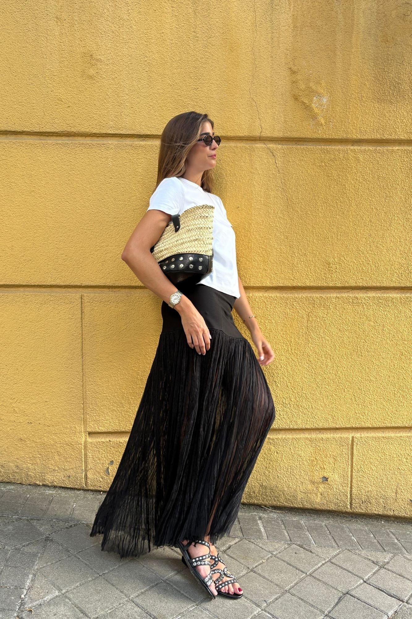 SANDALES PUNK NOIRES