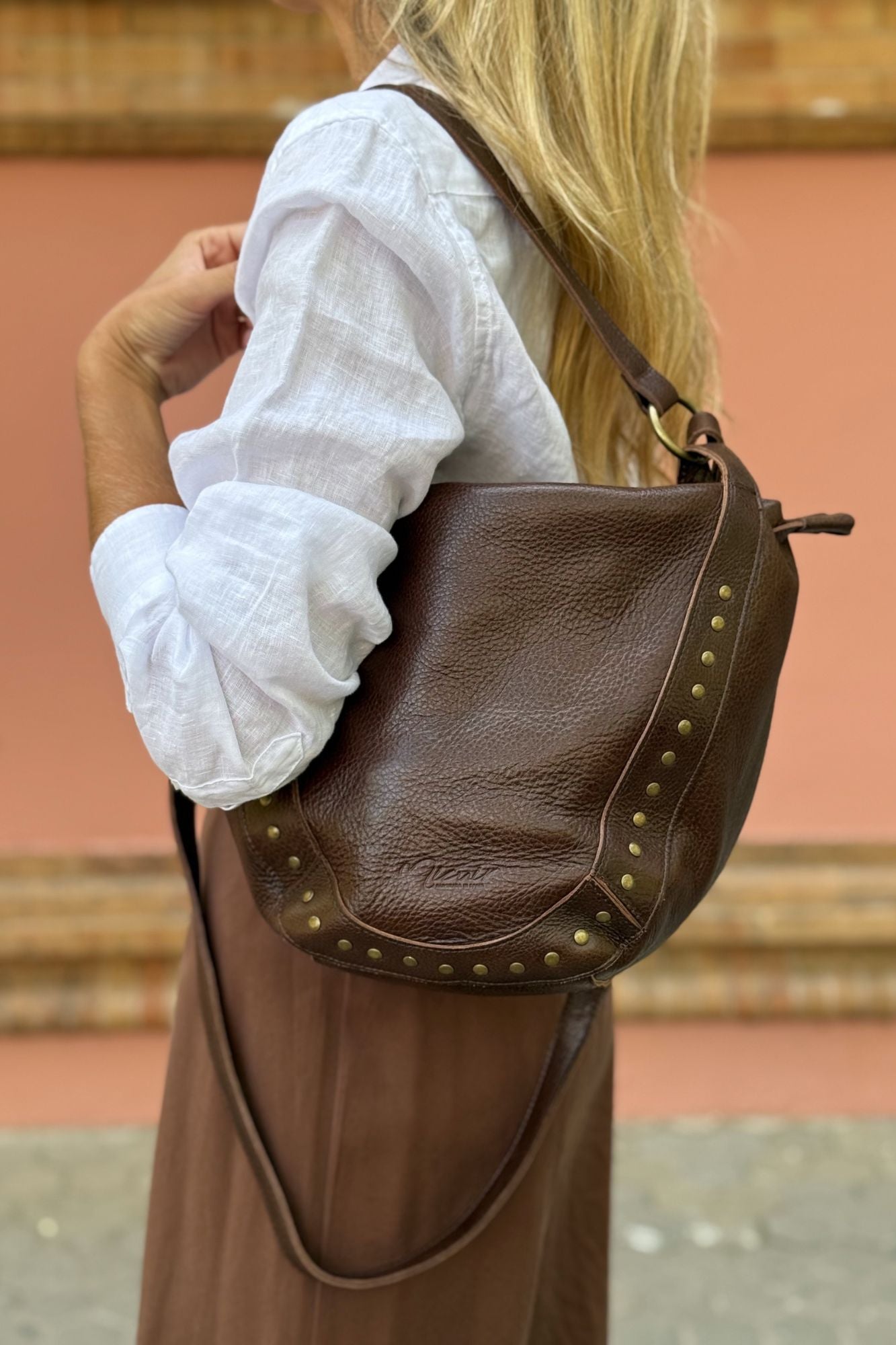 CHOCOLATE HOBO BAG
