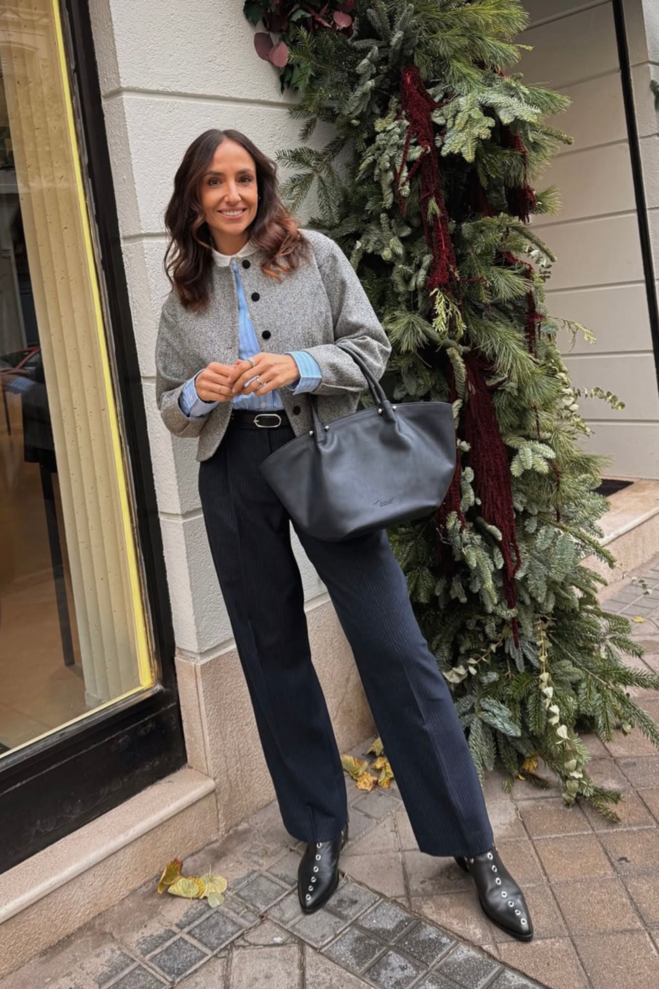 BOLSO SHOPPER GOURMANDISE NEGRO