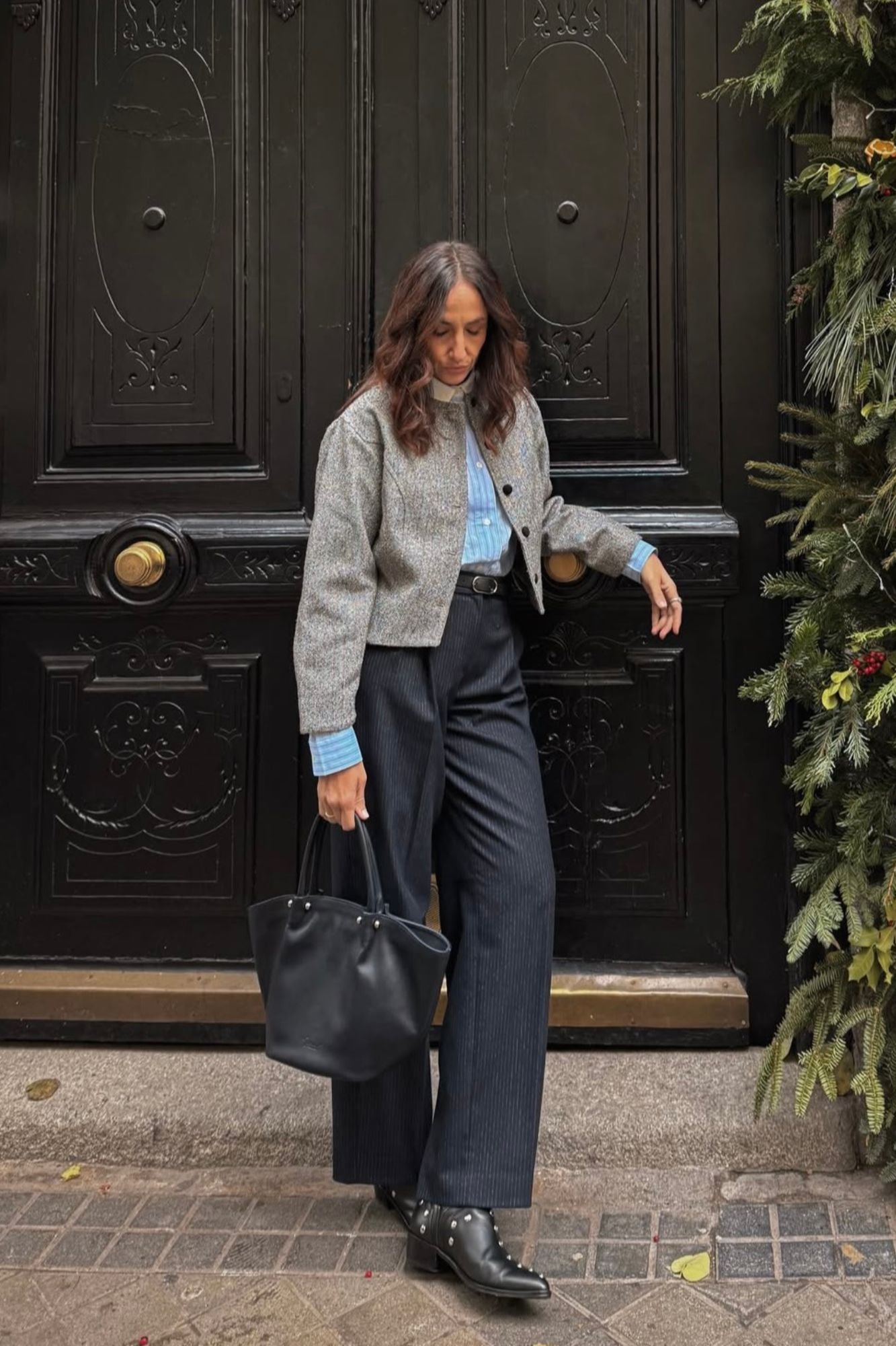 BOLSO SHOPPER GOURMANDISE NEGRO