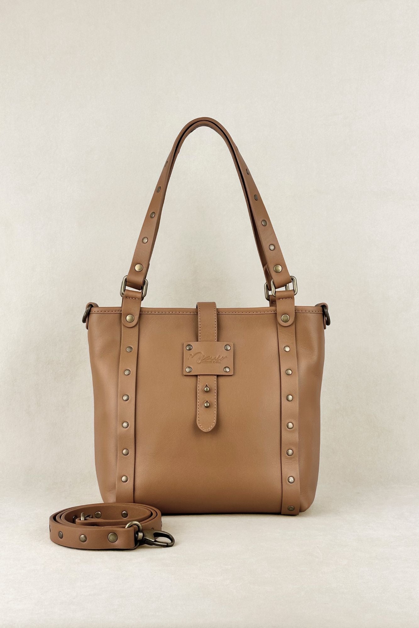 BOLSO SHOPPER MINI TOSTADO