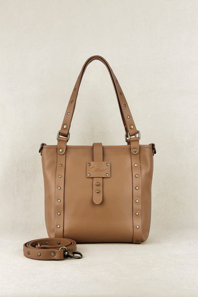 BOLSO SHOPPER MINI TOSTADO