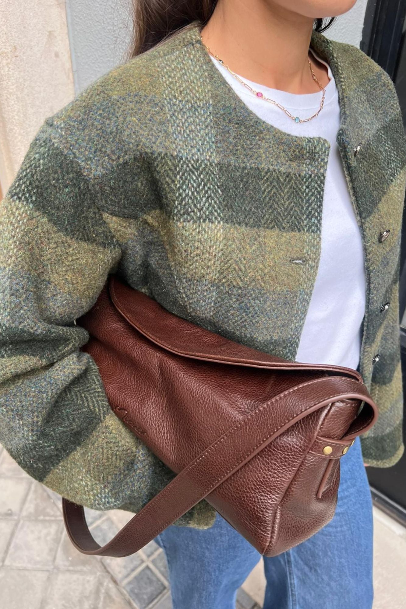 BOLSO BAGUETTE CHOCOLATE